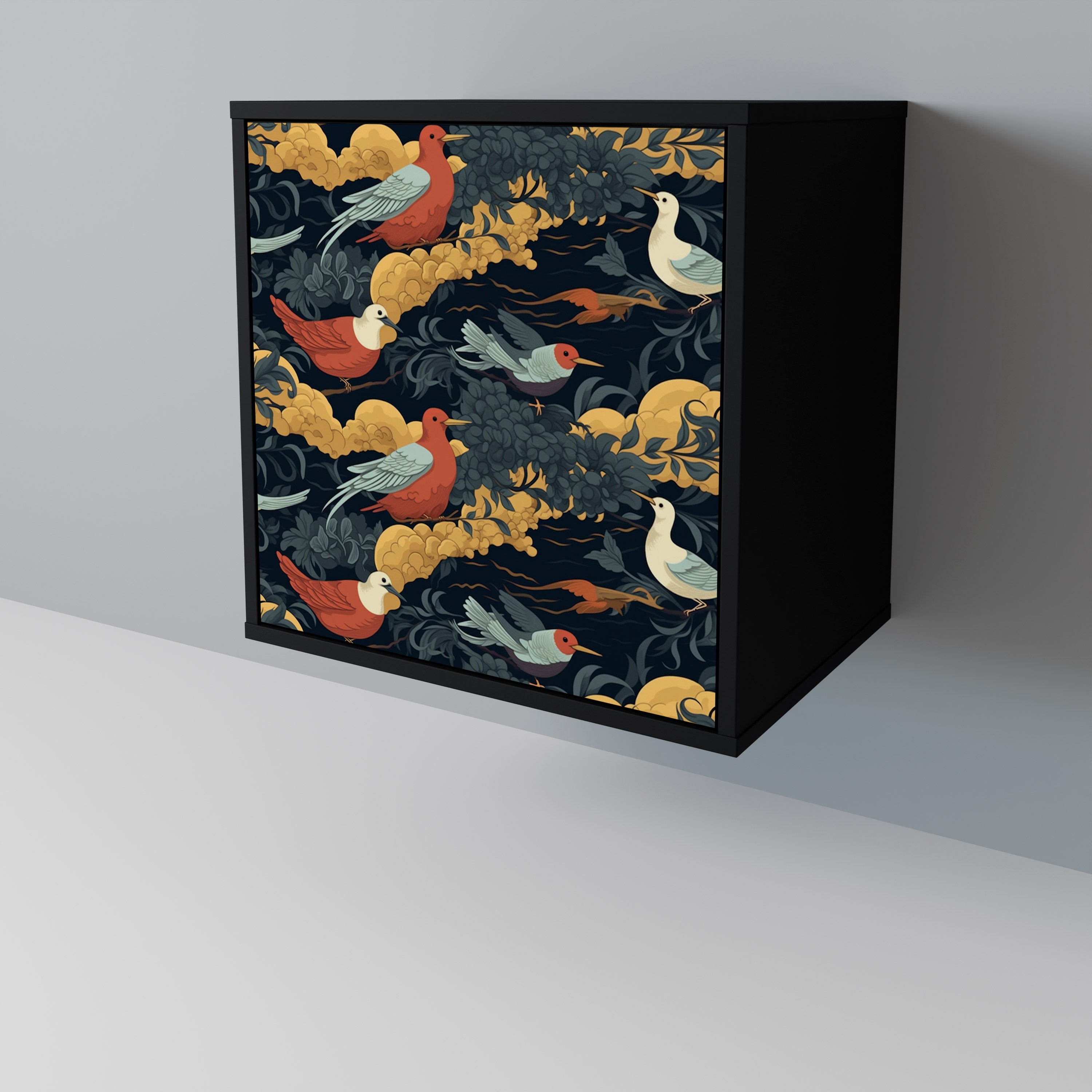 FOWLY DAZE Sideboard mit 1 Tür in Schwarz