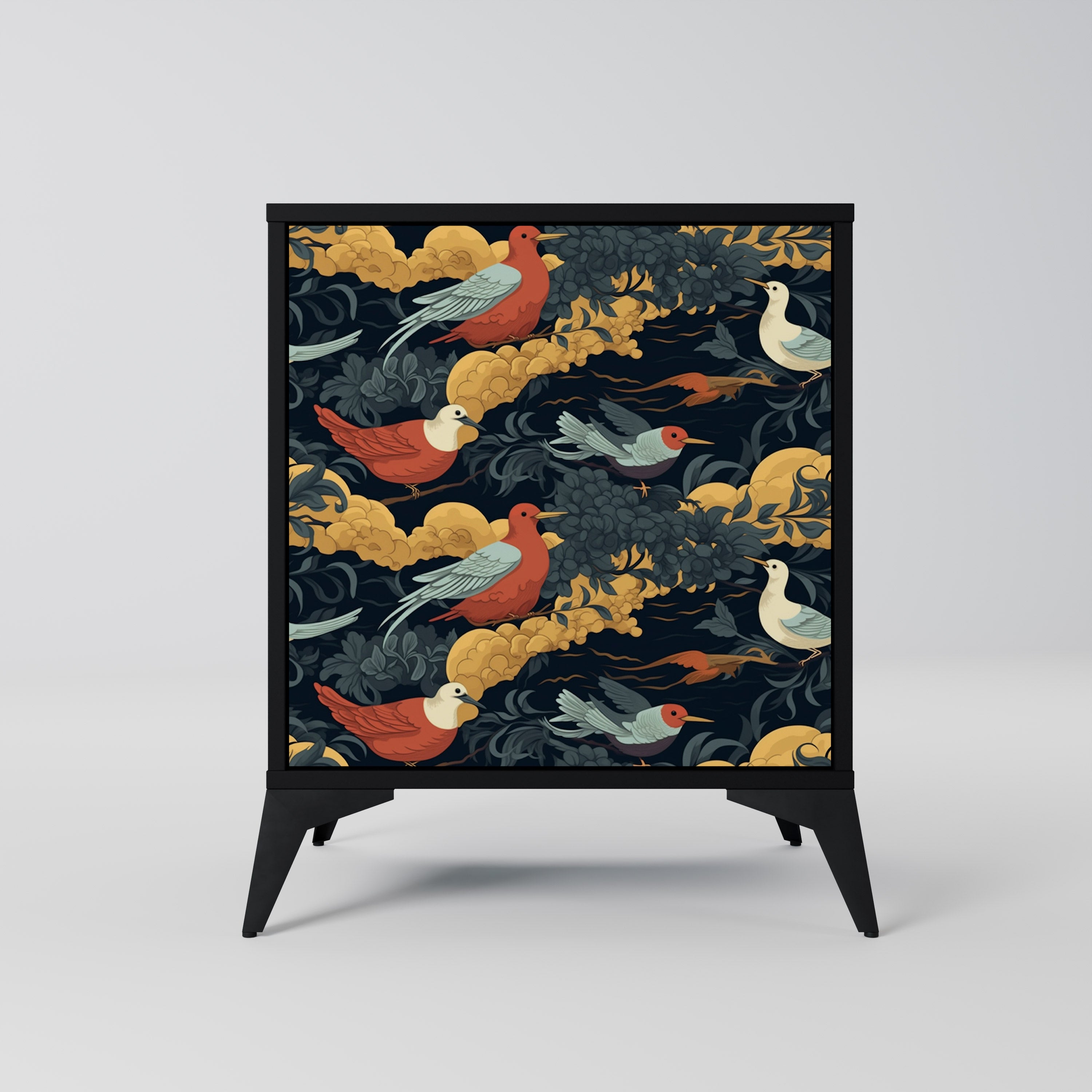 FOWLY DAZE Sideboard mit 1 Tür in Schwarz