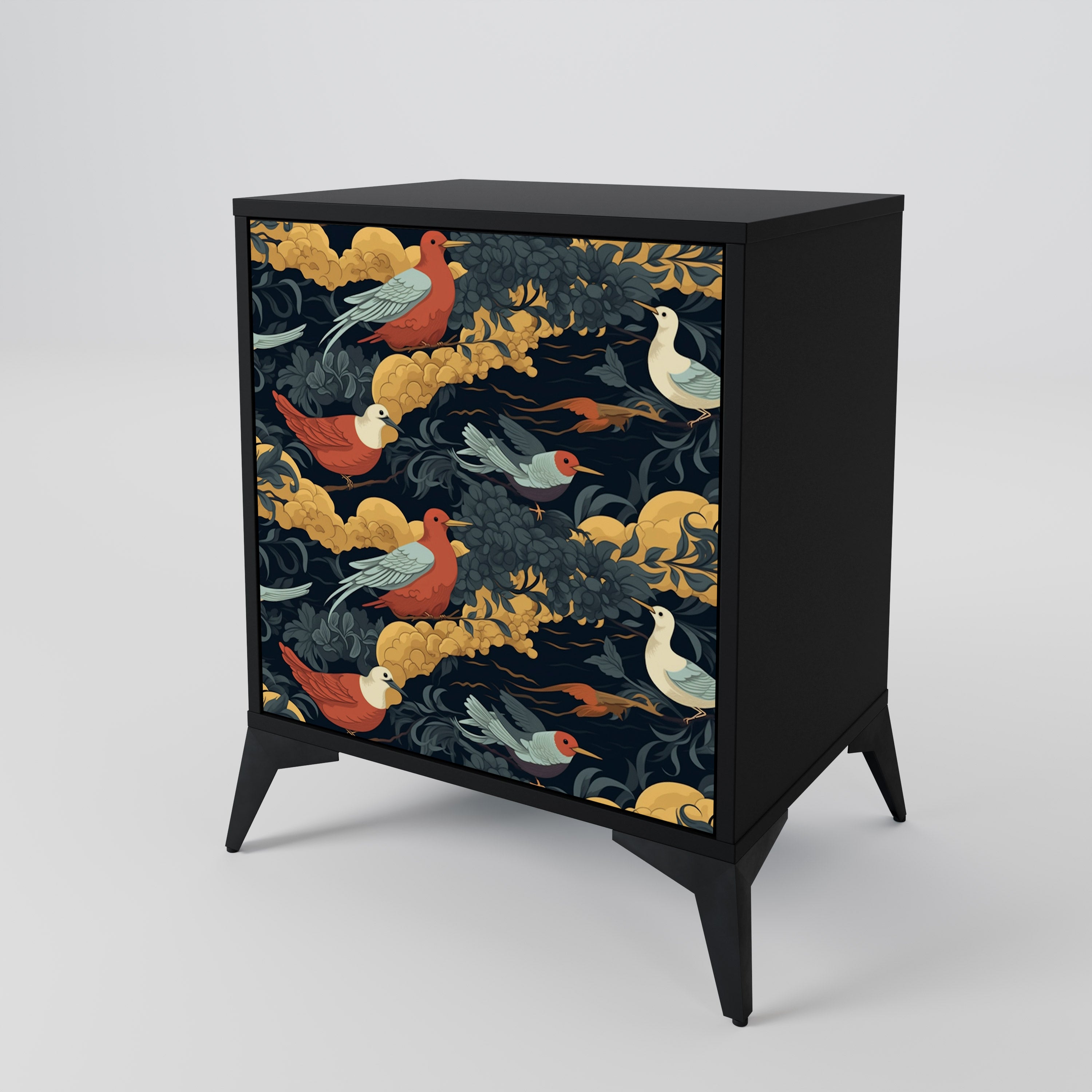FOWLY DAZE Sideboard mit 1 Tür in Schwarz
