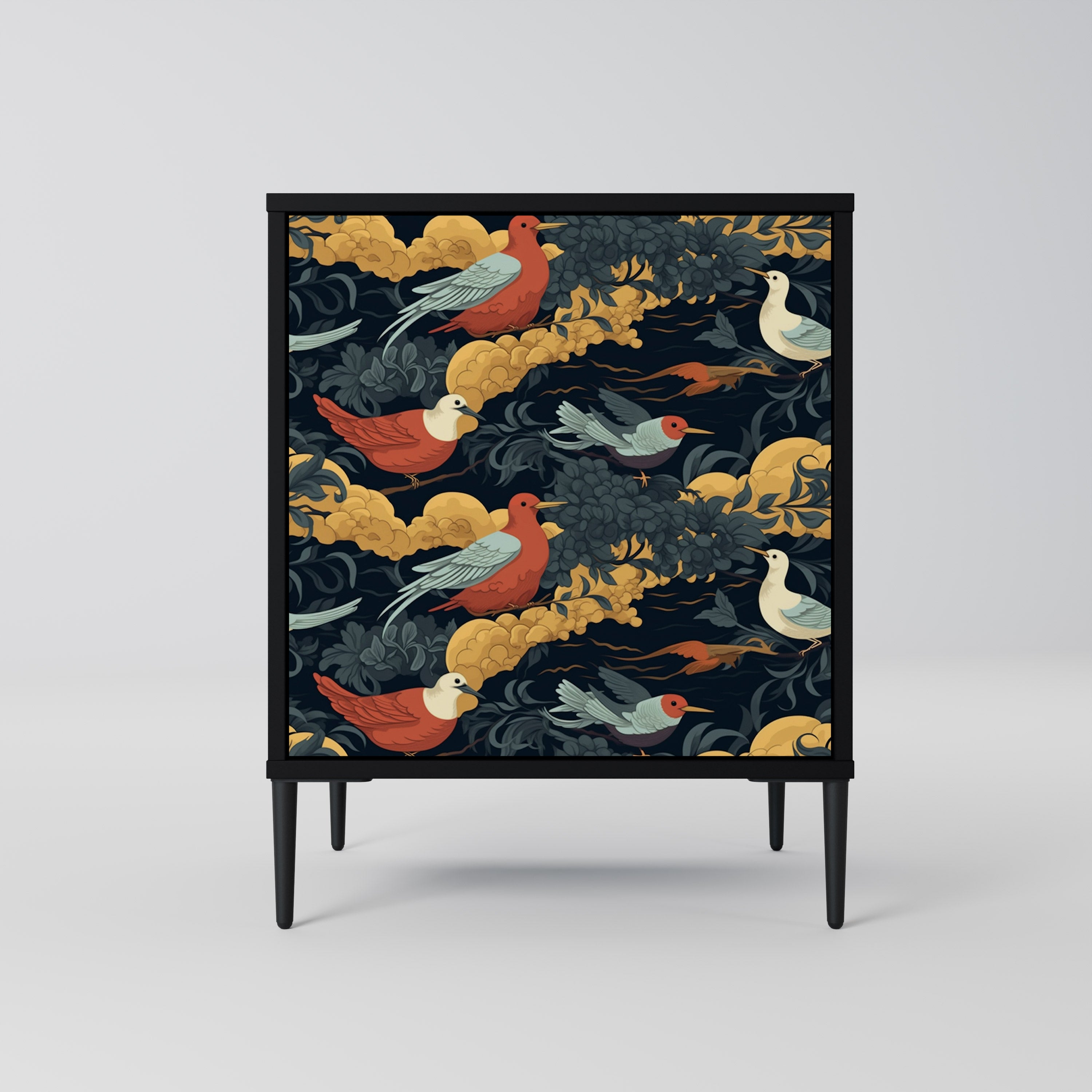 FOWLY DAZE Sideboard mit 1 Tür in Schwarz