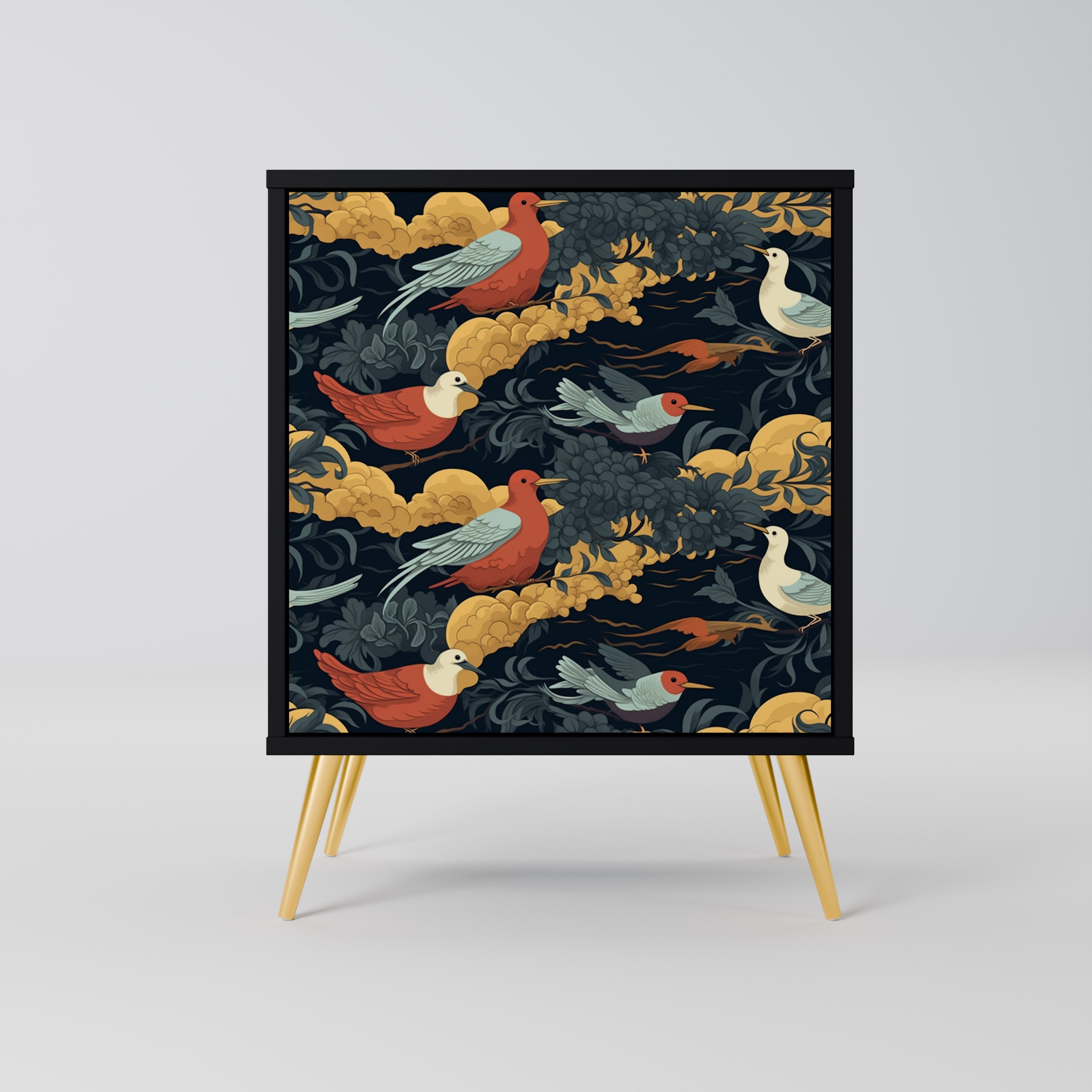 FOWLY DAZE Sideboard mit 1 Tür in Schwarz