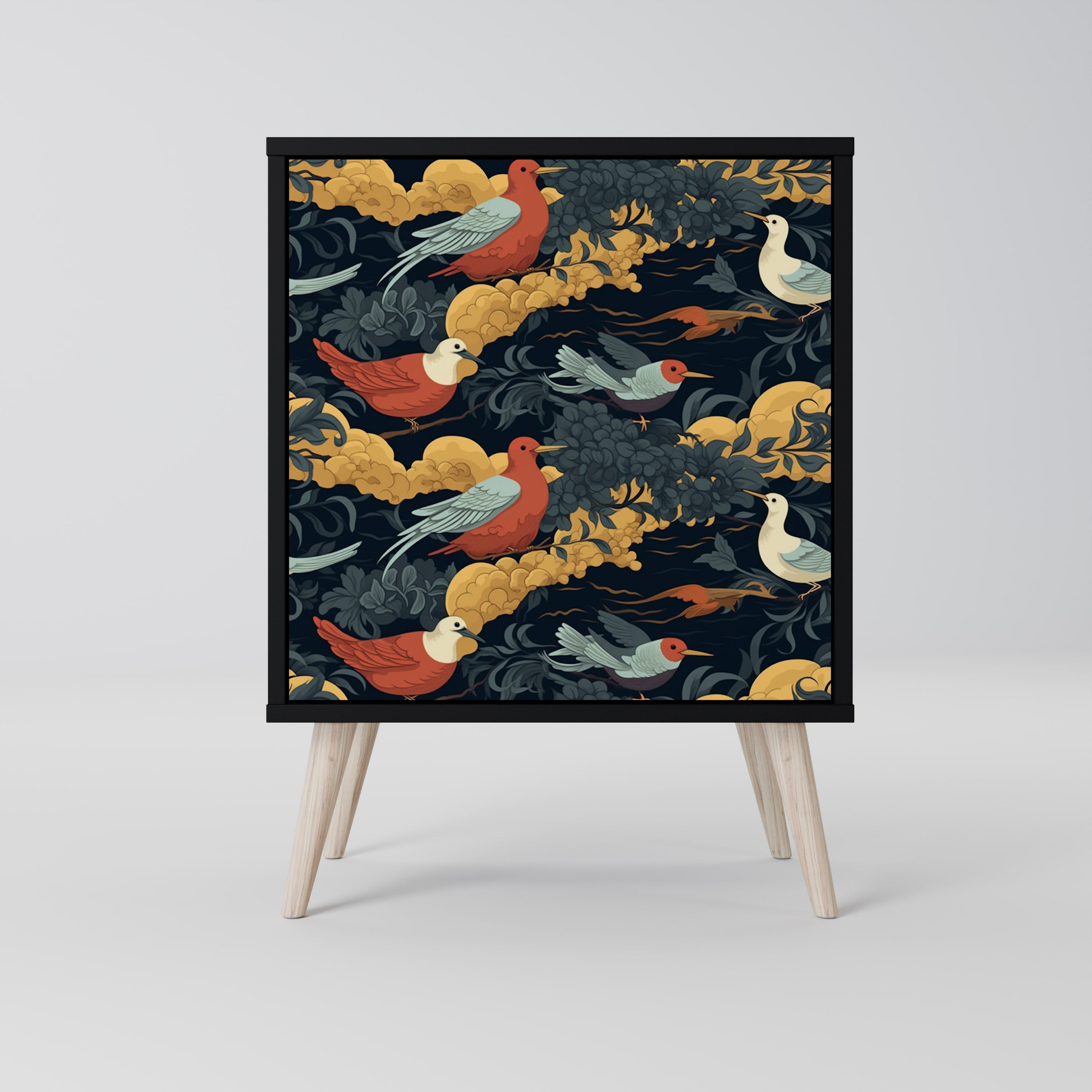 FOWLY DAZE Sideboard mit 1 Tür in Schwarz