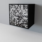 CHARCOAL SPROUT Sideboard mit 1 Tür in Schwarz