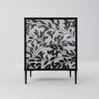 CHARCOAL SPROUT Sideboard mit 1 Tür in Schwarz