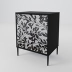 CHARCOAL SPROUT Sideboard mit 1 Tür in Schwarz
