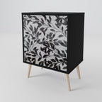 CHARCOAL SPROUT Sideboard mit 1 Tür in Schwarz