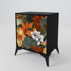 RADIANT FLORA 1-Door Sideboard in Black Finish