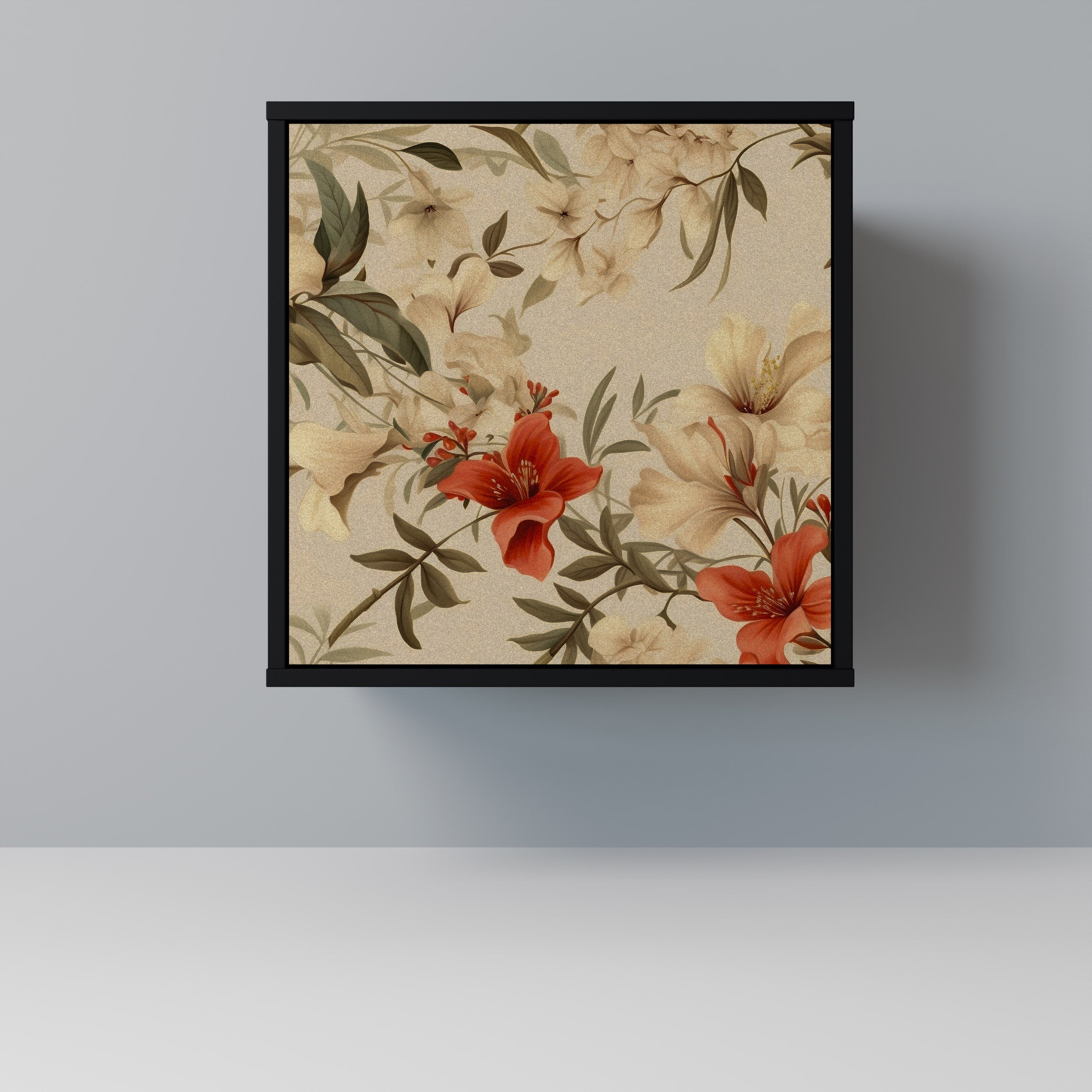 BLOOMING HARMONY Sideboard mit 1 Tür in Schwarz