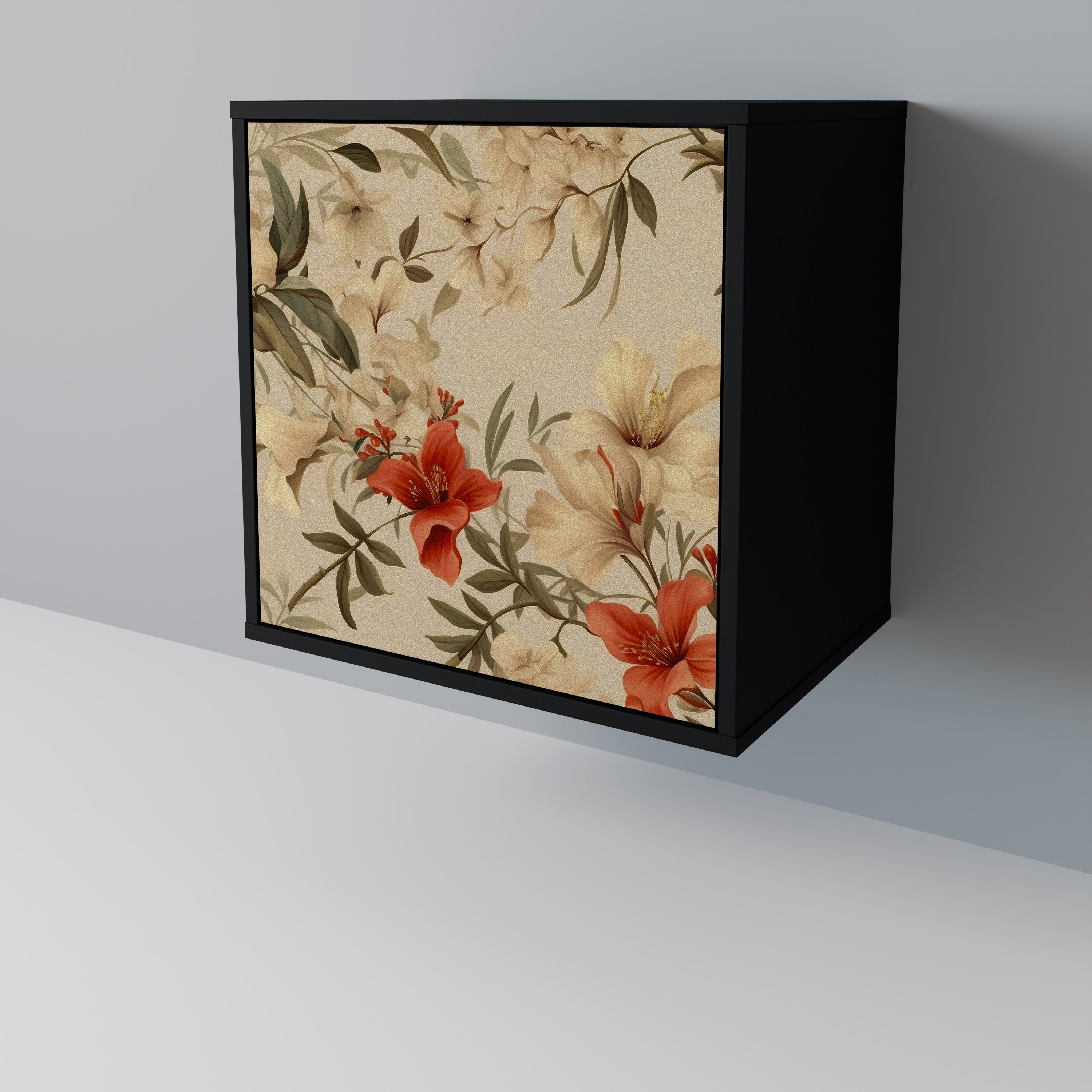 BLOOMING HARMONY Sideboard mit 1 Tür in Schwarz