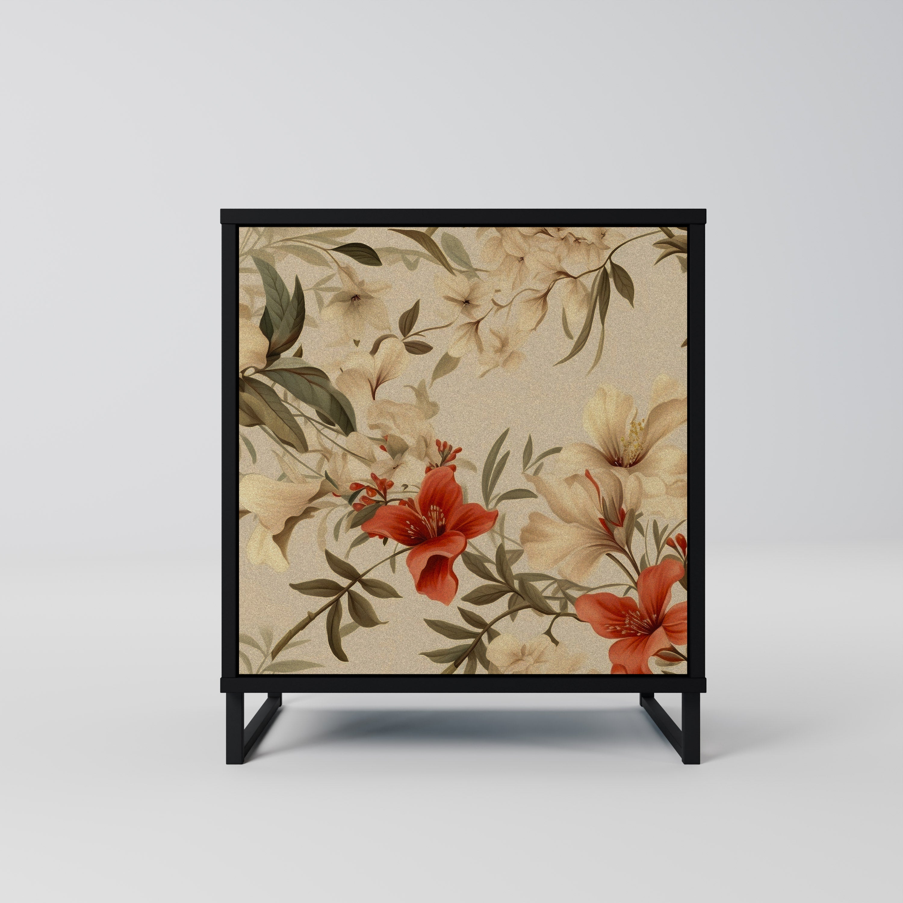 BLOOMING HARMONY Sideboard mit 1 Tür in Schwarz