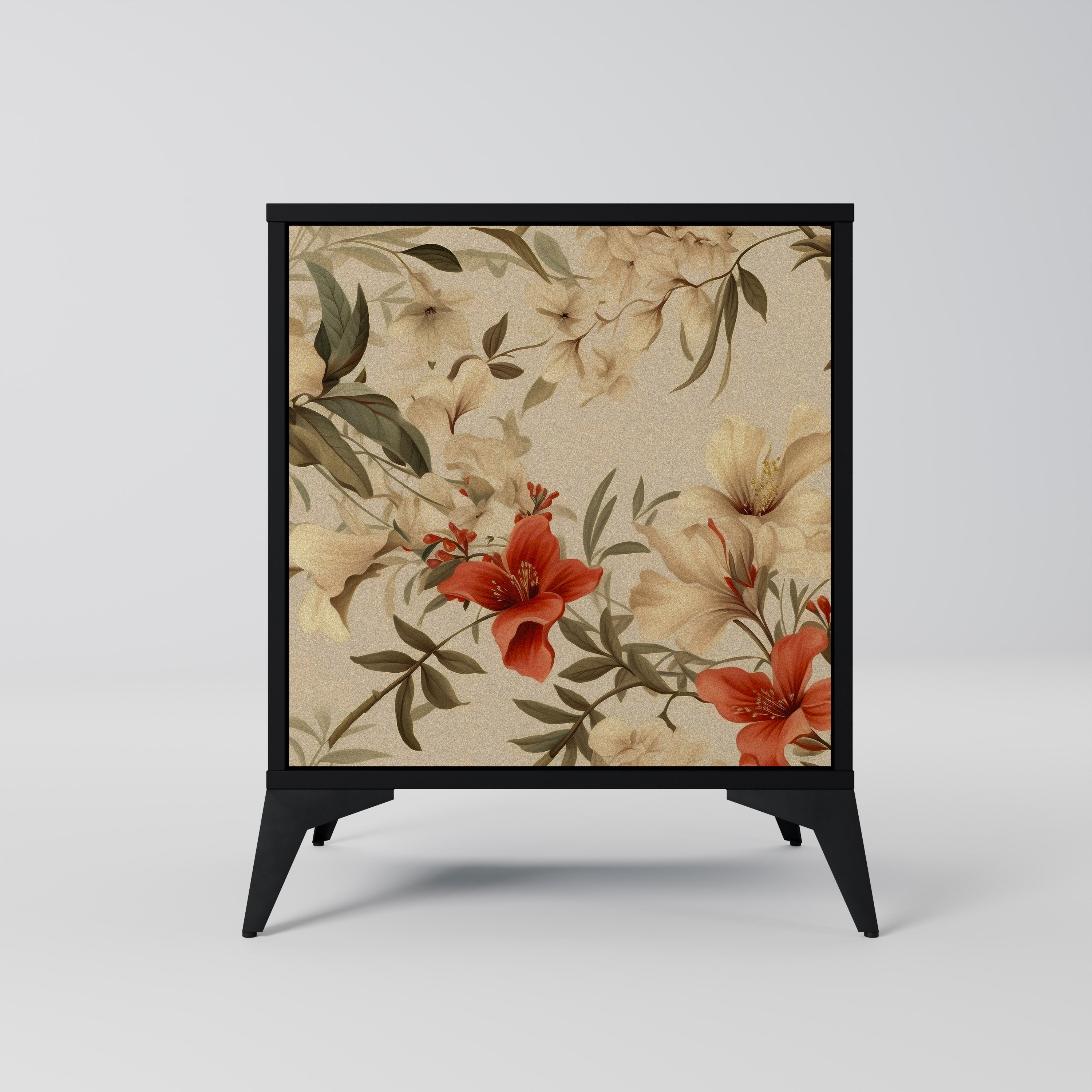 BLOOMING HARMONY Sideboard mit 1 Tür in Schwarz