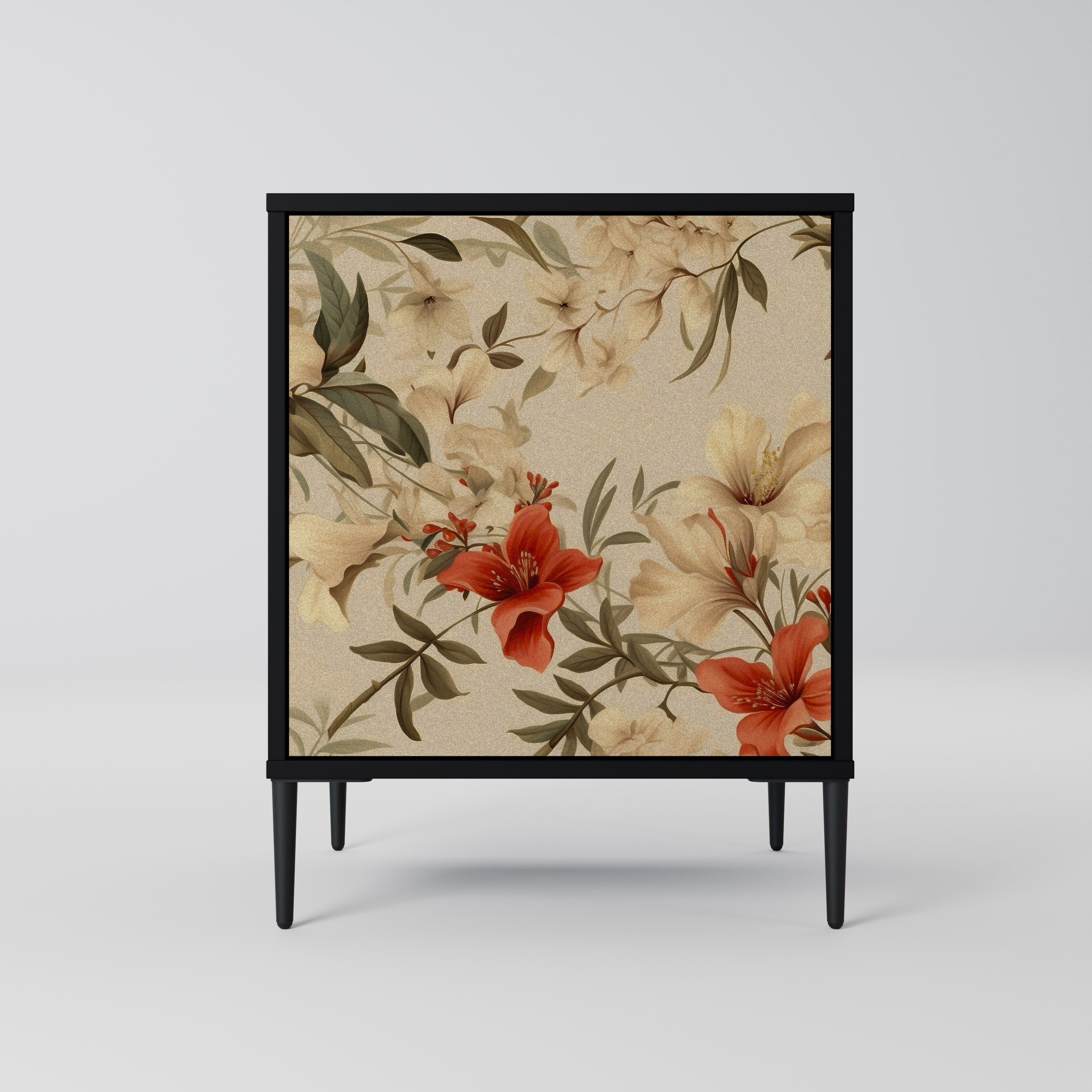 BLOOMING HARMONY Sideboard mit 1 Tür in Schwarz