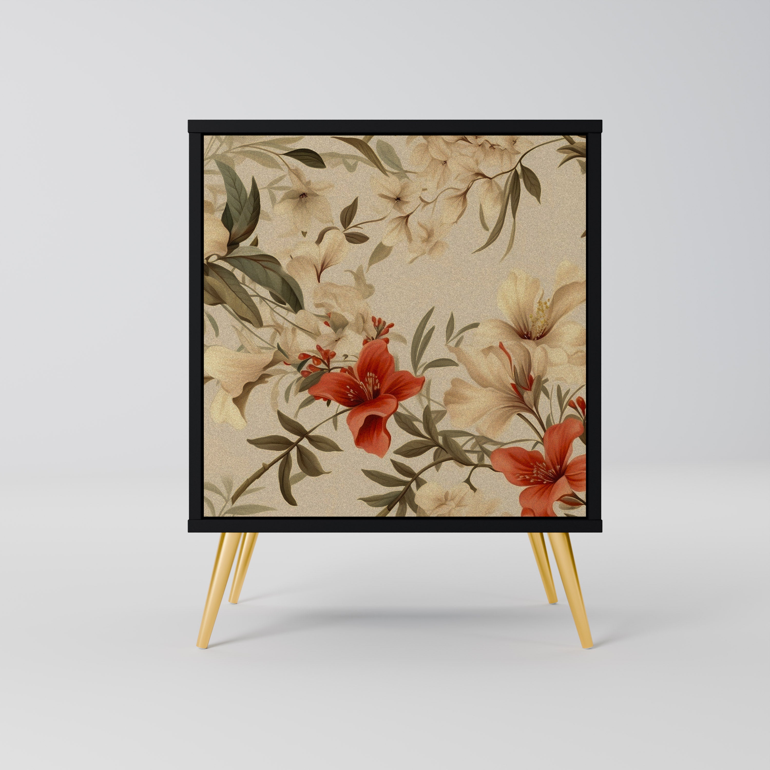 BLOOMING HARMONY Sideboard mit 1 Tür in Schwarz