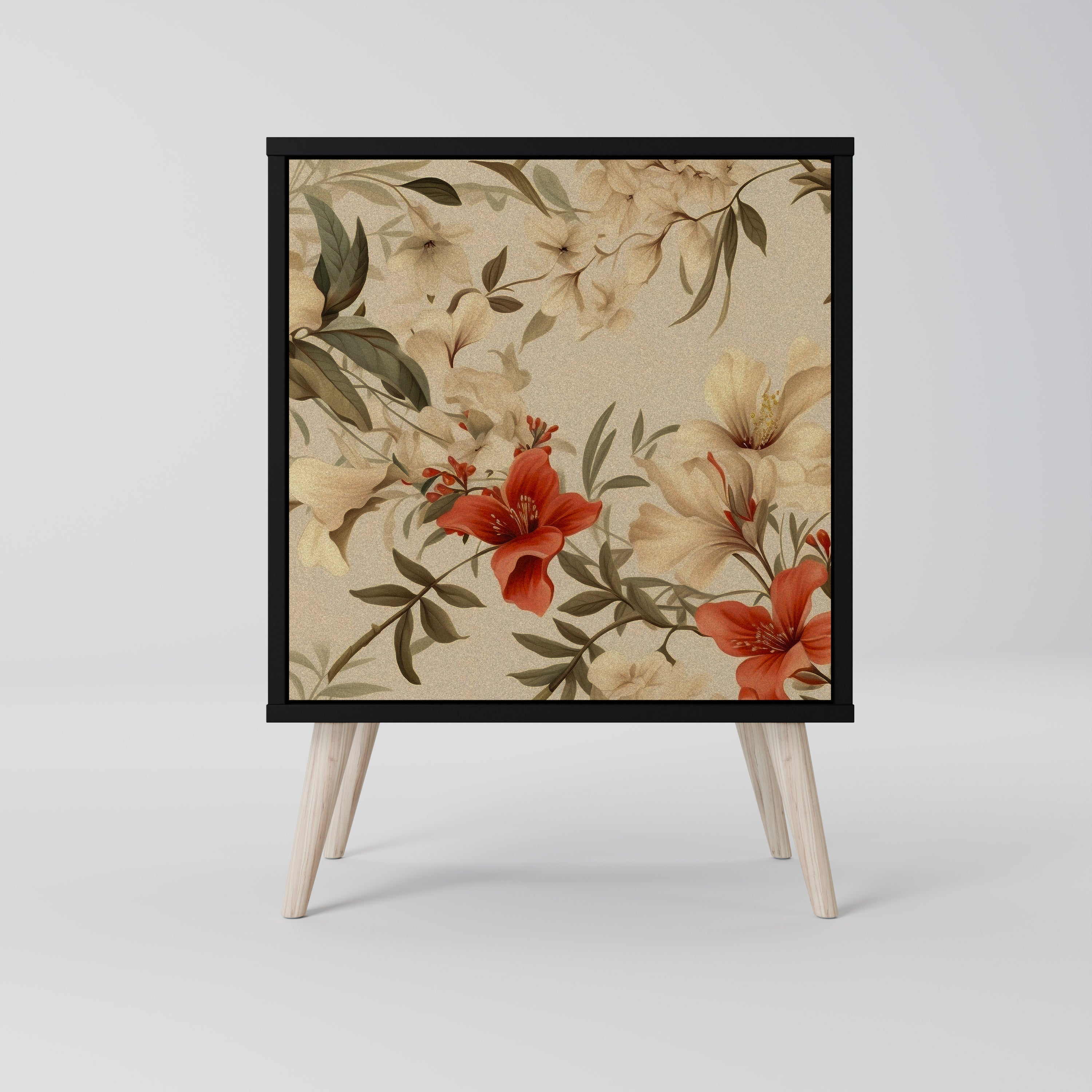 BLOOMING HARMONY Sideboard mit 1 Tür in Schwarz