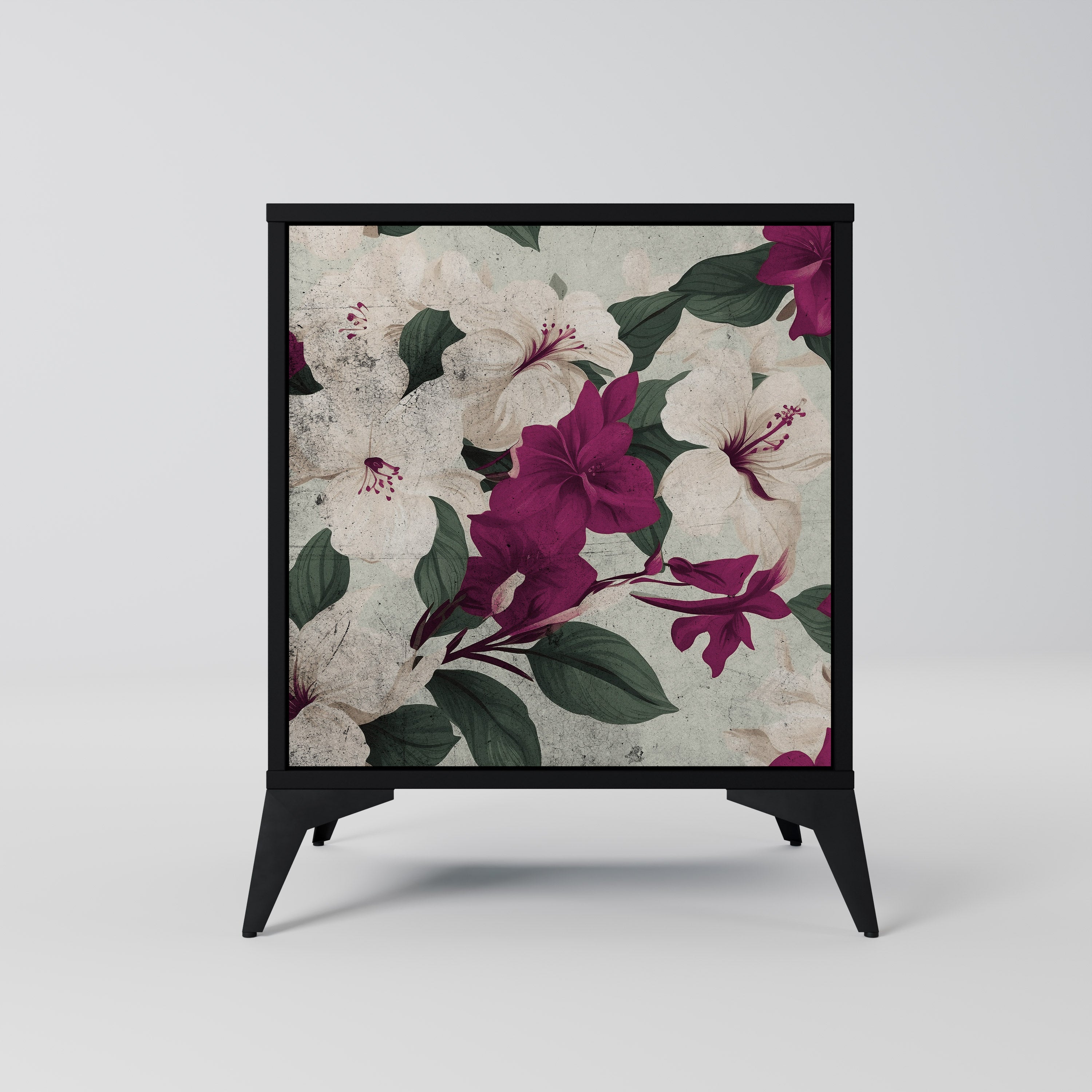 FLOWERET DREAM Sideboard mit 1 Tür in Schwarz