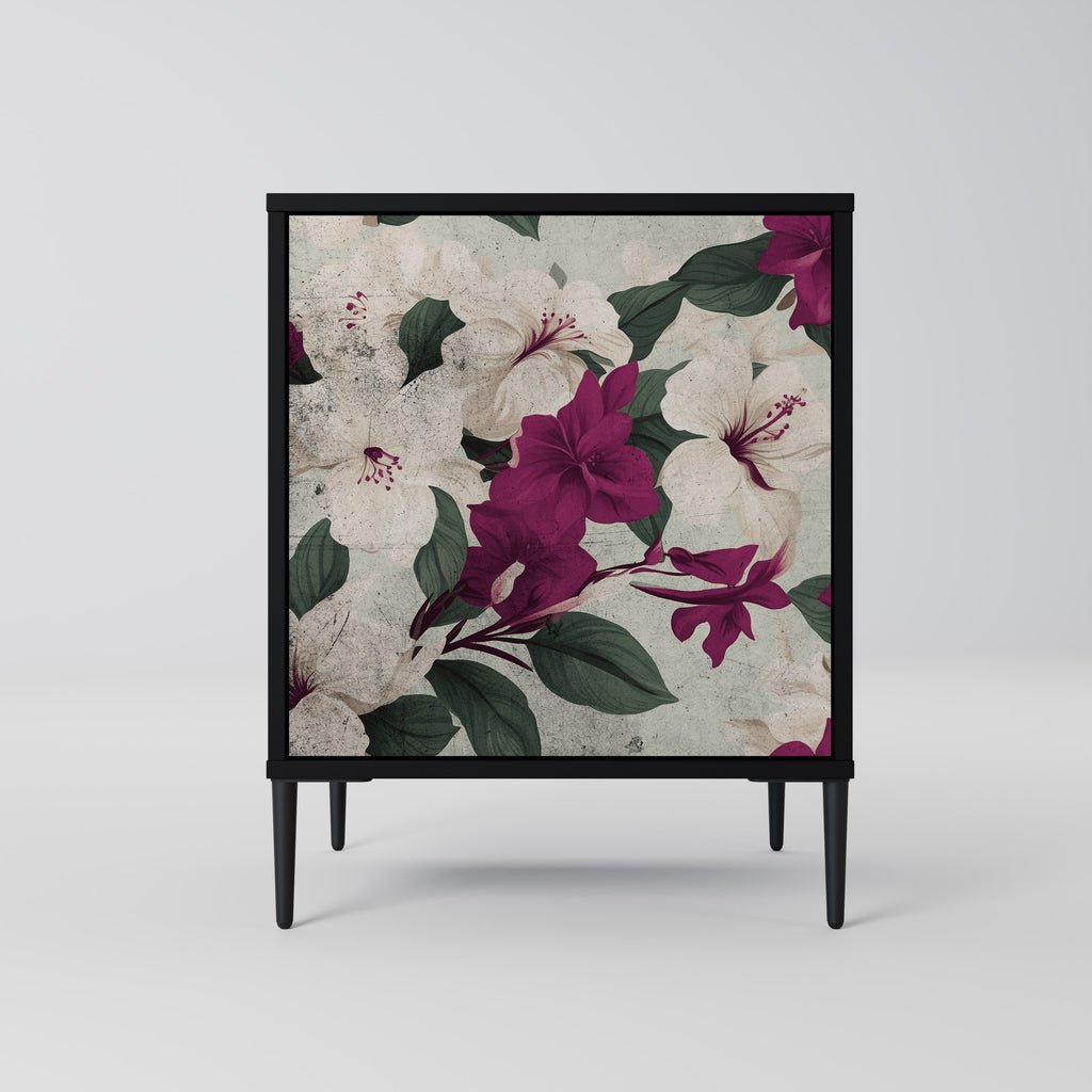 FLOWERET DREAM Sideboard mit 1 Tür in Schwarz