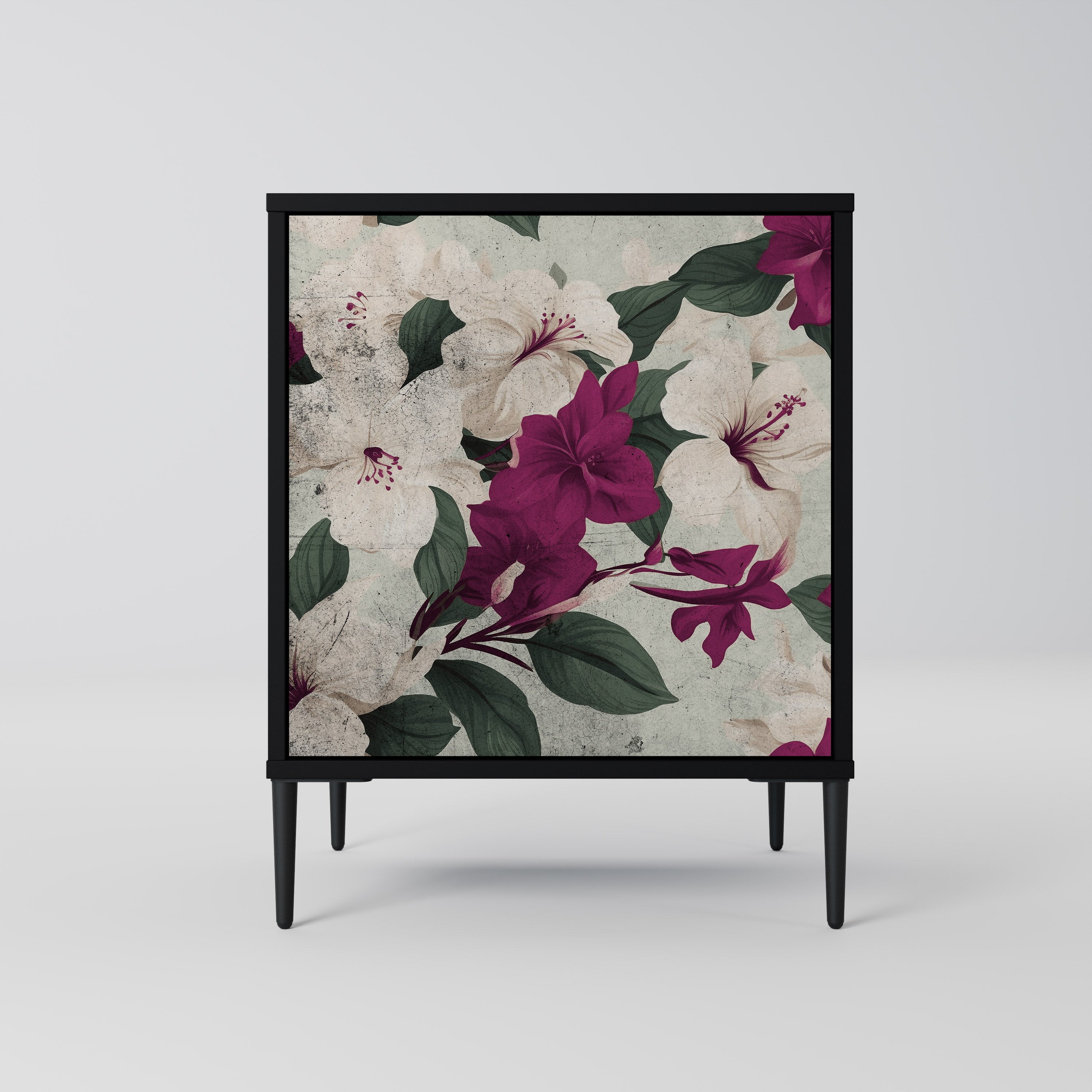 FLOWERET DREAM Sideboard mit 1 Tür in Schwarz