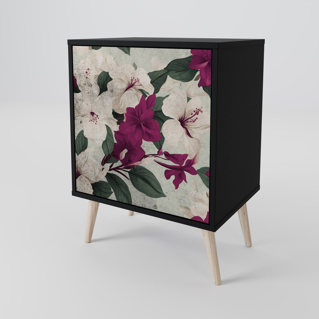 FLOWERET DREAM Sideboard mit 1 Tür in Schwarz