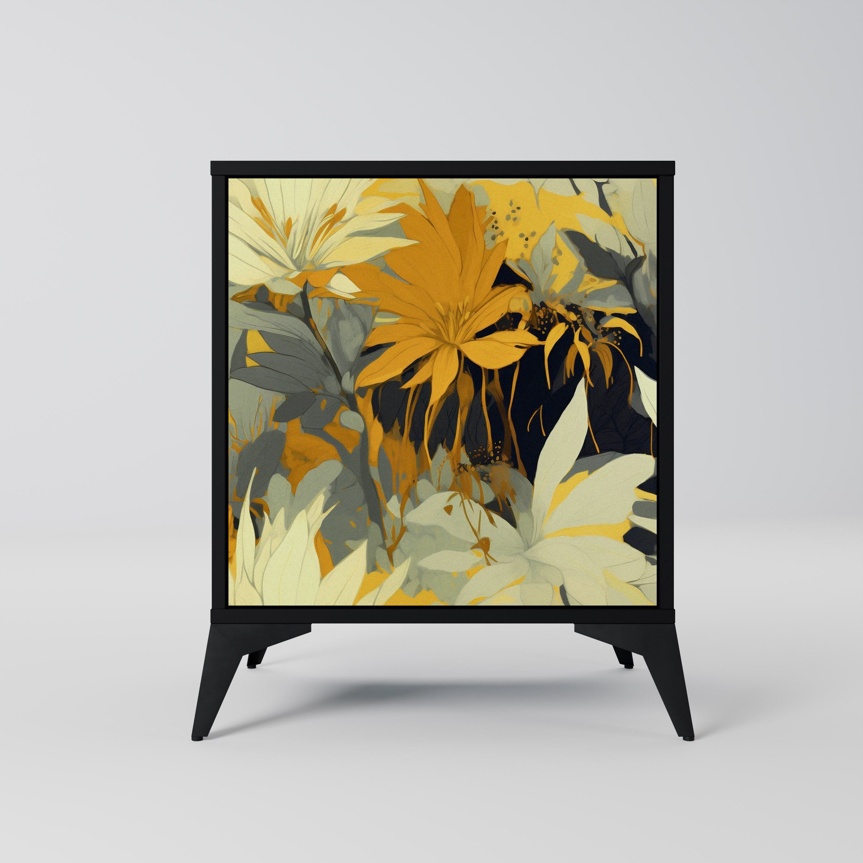 SUNKISSED LILY Sideboard mit 1 Tür in Schwarz