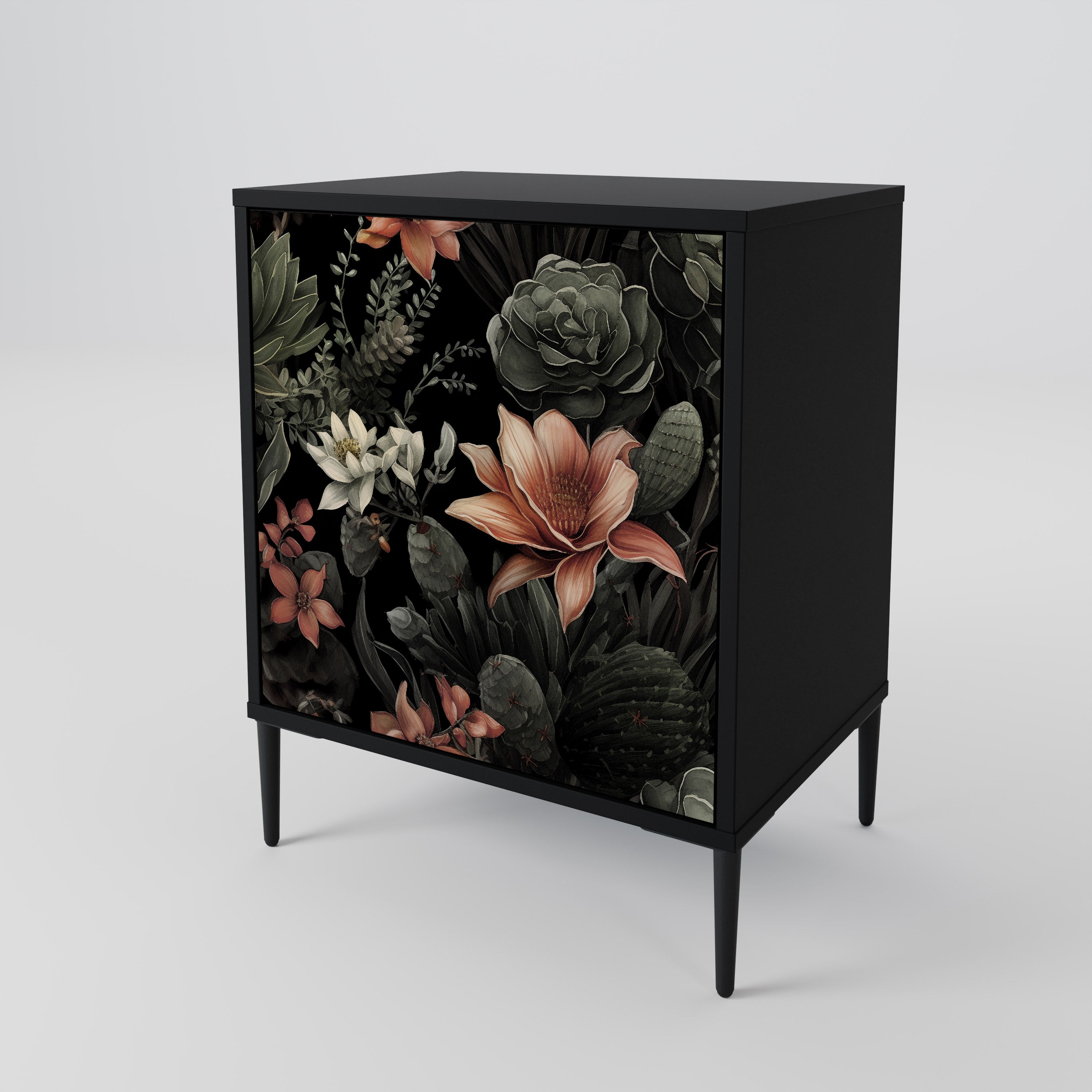 SECRET VERDURE Sideboard mit 1 Tür in Schwarz