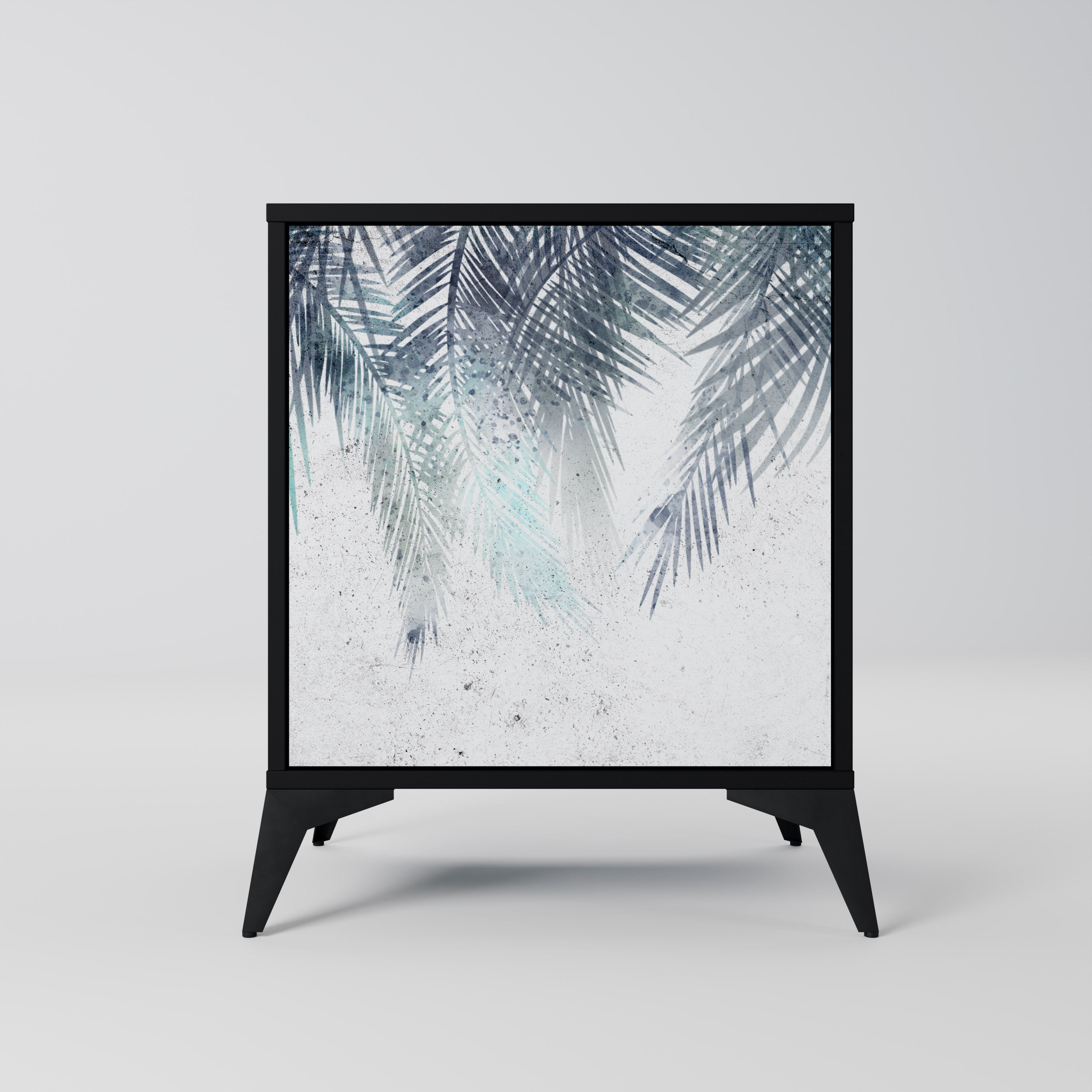 PALM VEIL Sideboard mit 1 Tür in Schwarz