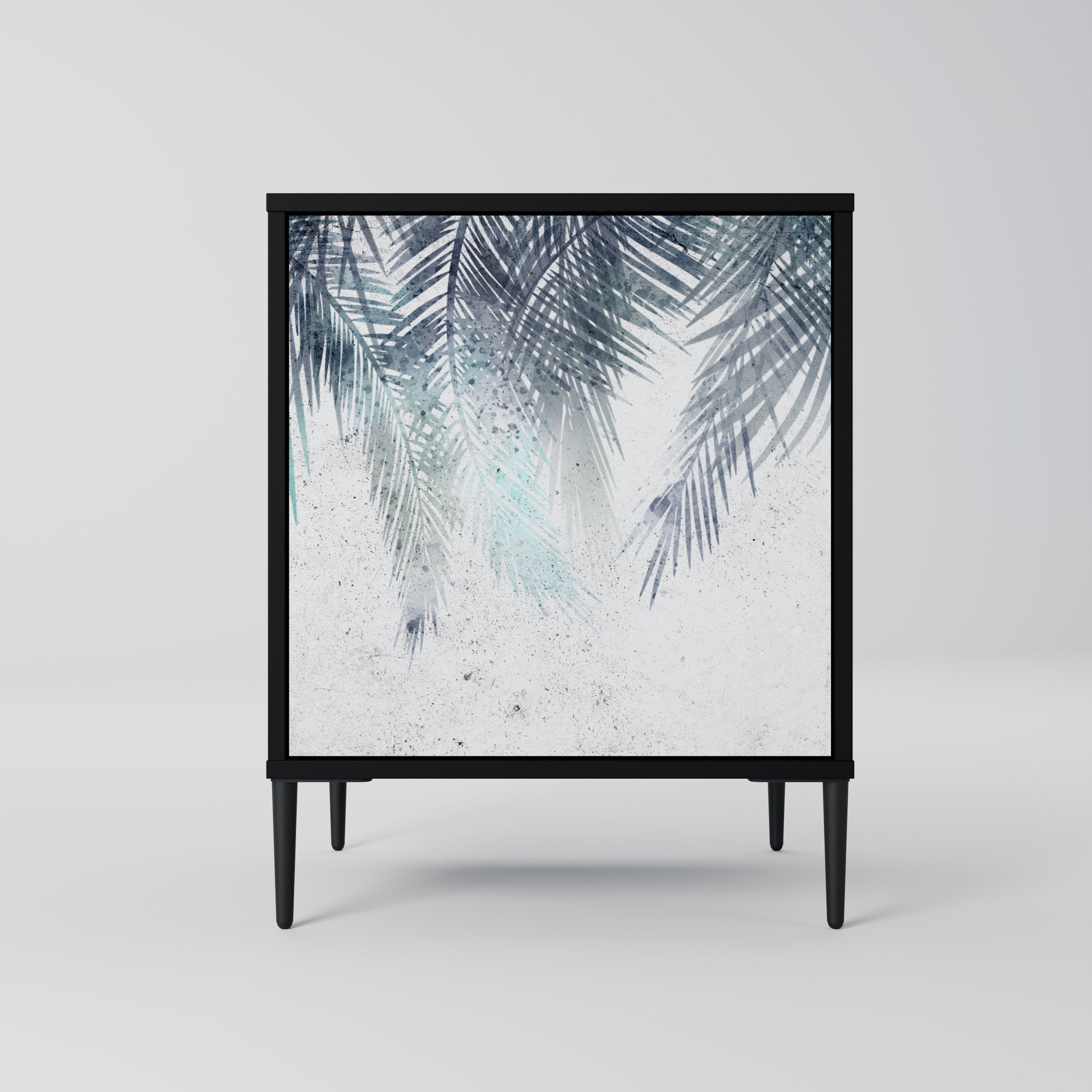 PALM VEIL Sideboard mit 1 Tür in Schwarz