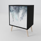 PALM VEIL Sideboard mit 1 Tür in Schwarz