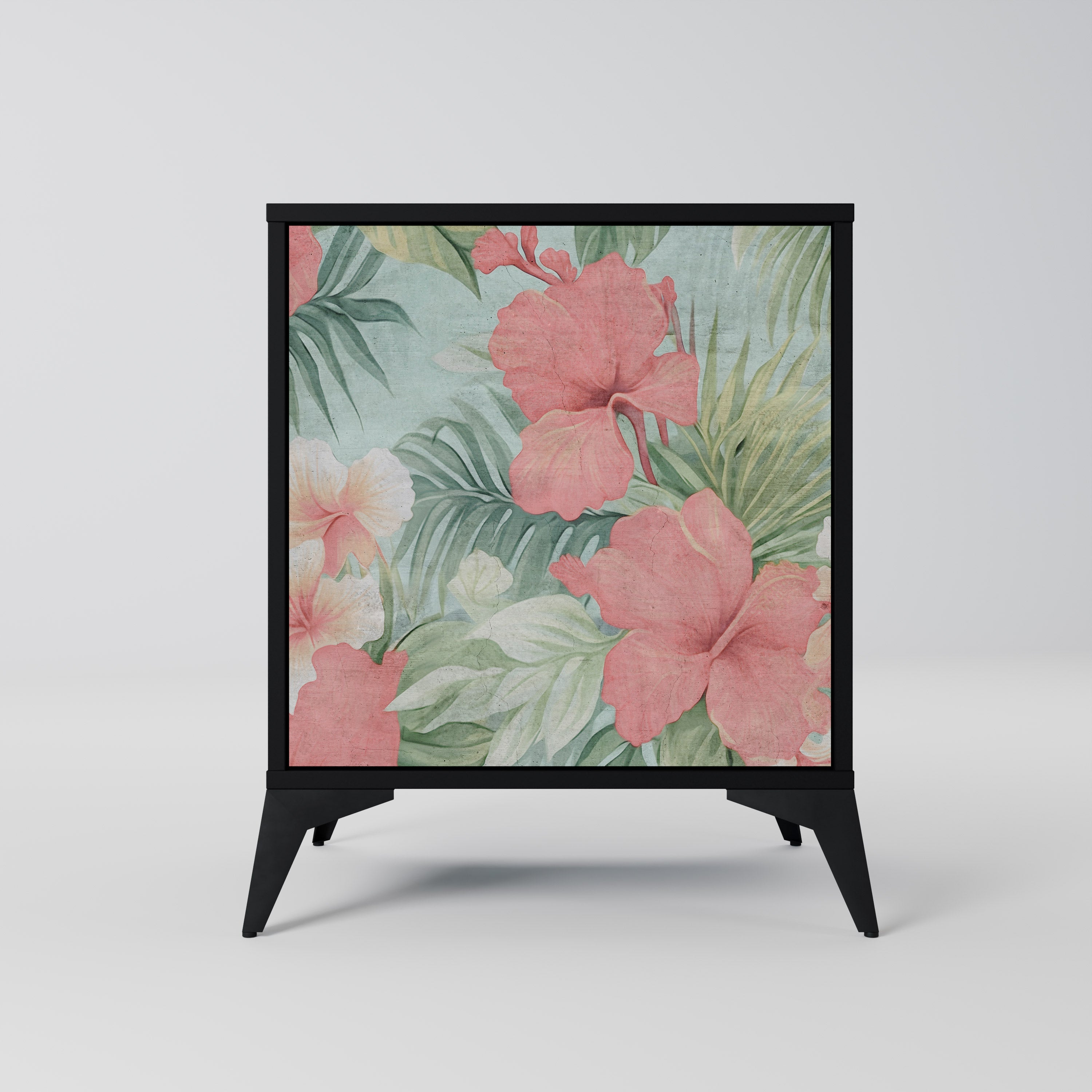 HAWAIIAN SPIRIT Sideboard mit 1 Tür in Schwarz