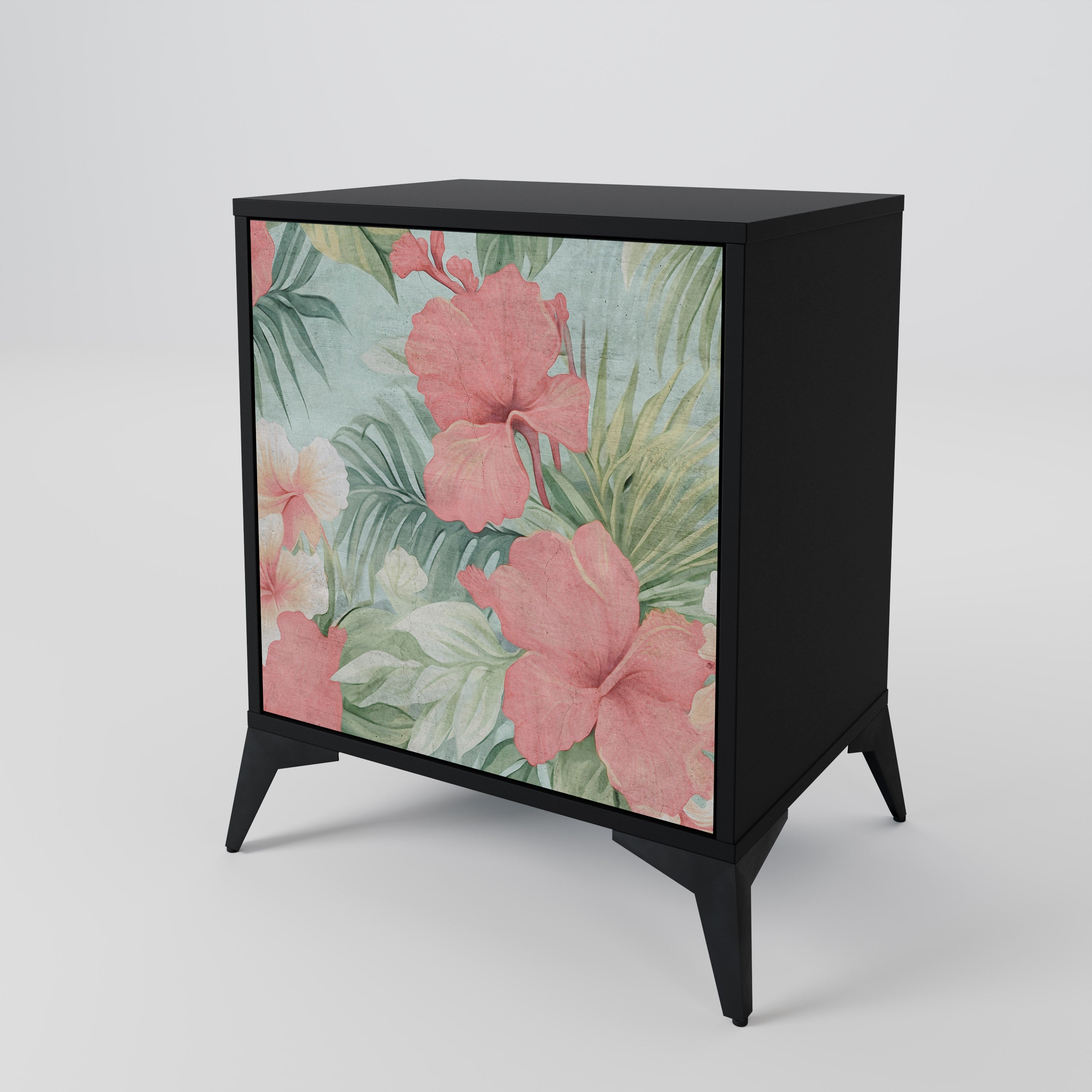 HAWAIIAN SPIRIT Sideboard mit 1 Tür in Schwarz