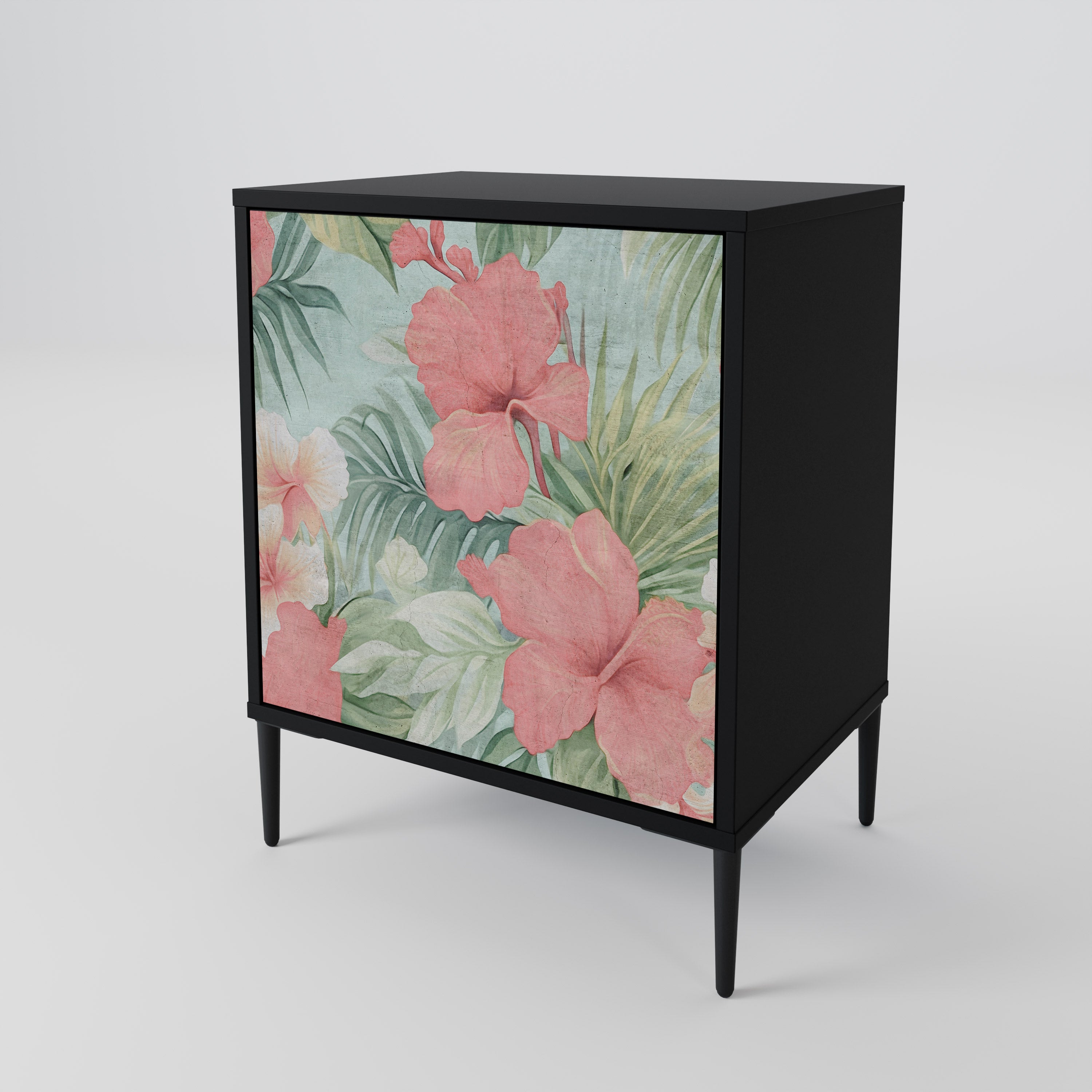 HAWAIIAN SPIRIT Sideboard mit 1 Tür in Schwarz