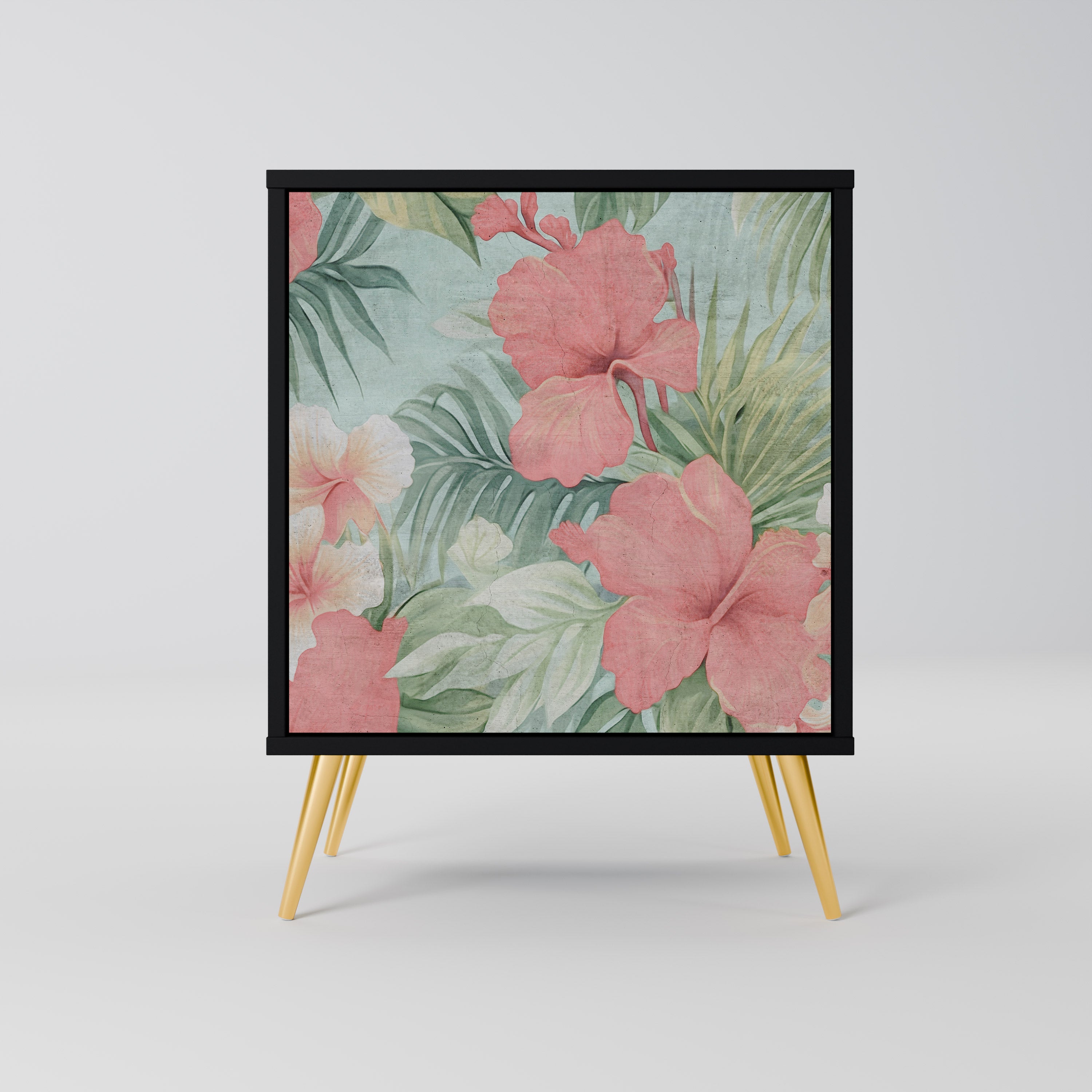 HAWAIIAN SPIRIT Sideboard mit 1 Tür in Schwarz