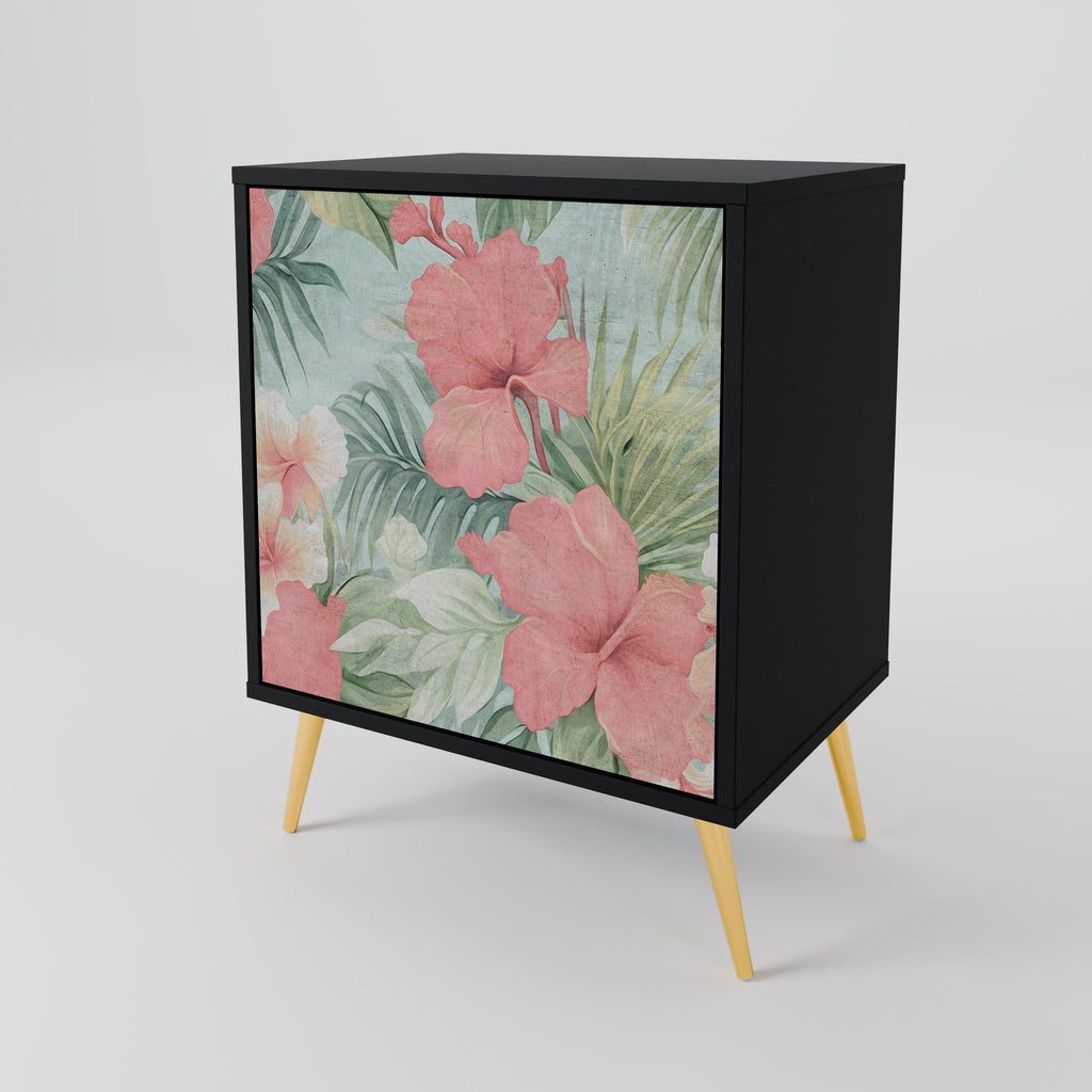 HAWAIIAN SPIRIT Sideboard mit 1 Tür in Schwarz