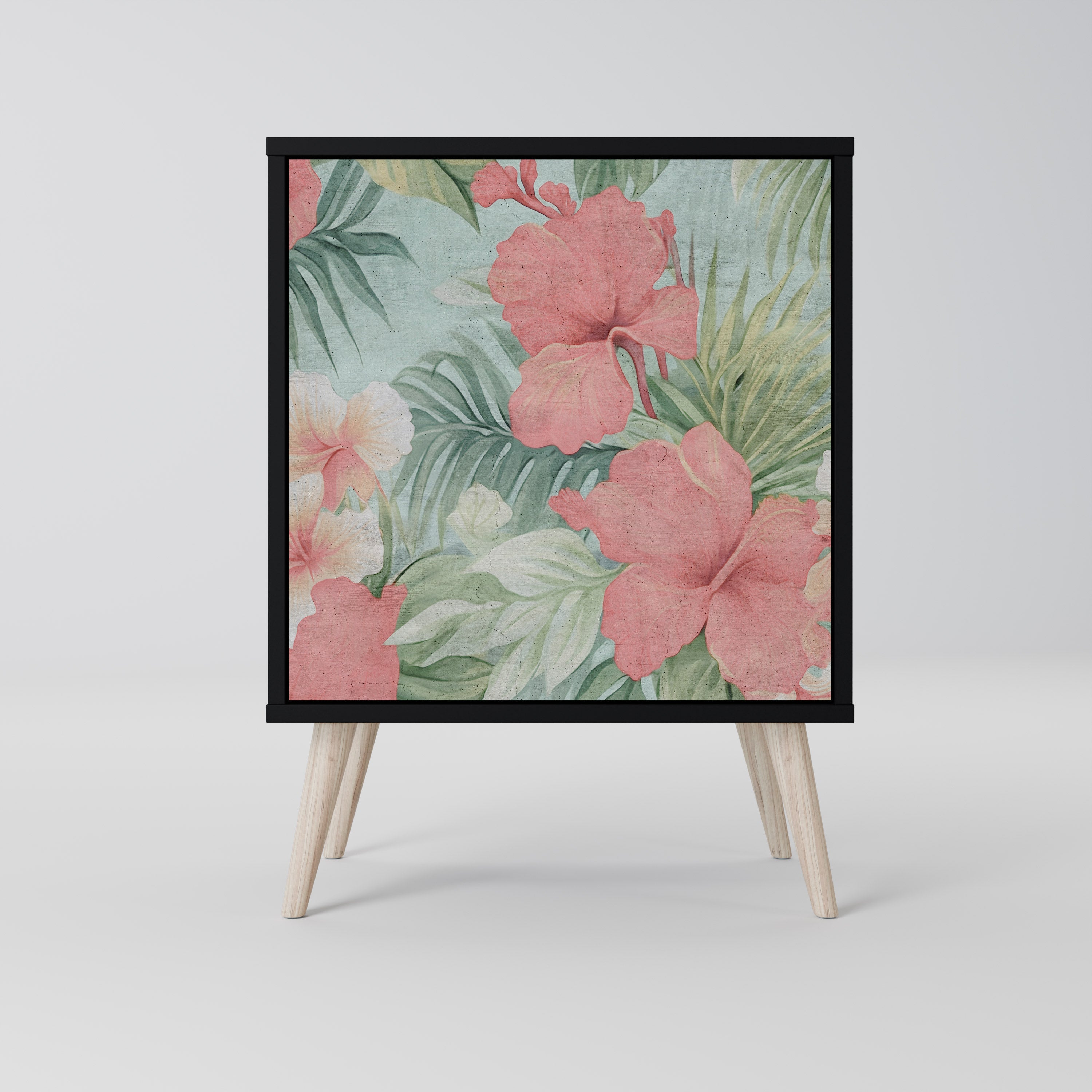 HAWAIIAN SPIRIT Sideboard mit 1 Tür in Schwarz