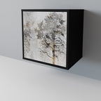 FADE IN THE TREES Sideboard mit 1 Tür in Schwarz