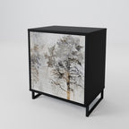 FADE IN THE TREES Sideboard mit 1 Tür in Schwarz