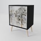 FADE IN THE TREES Sideboard mit 1 Tür in Schwarz