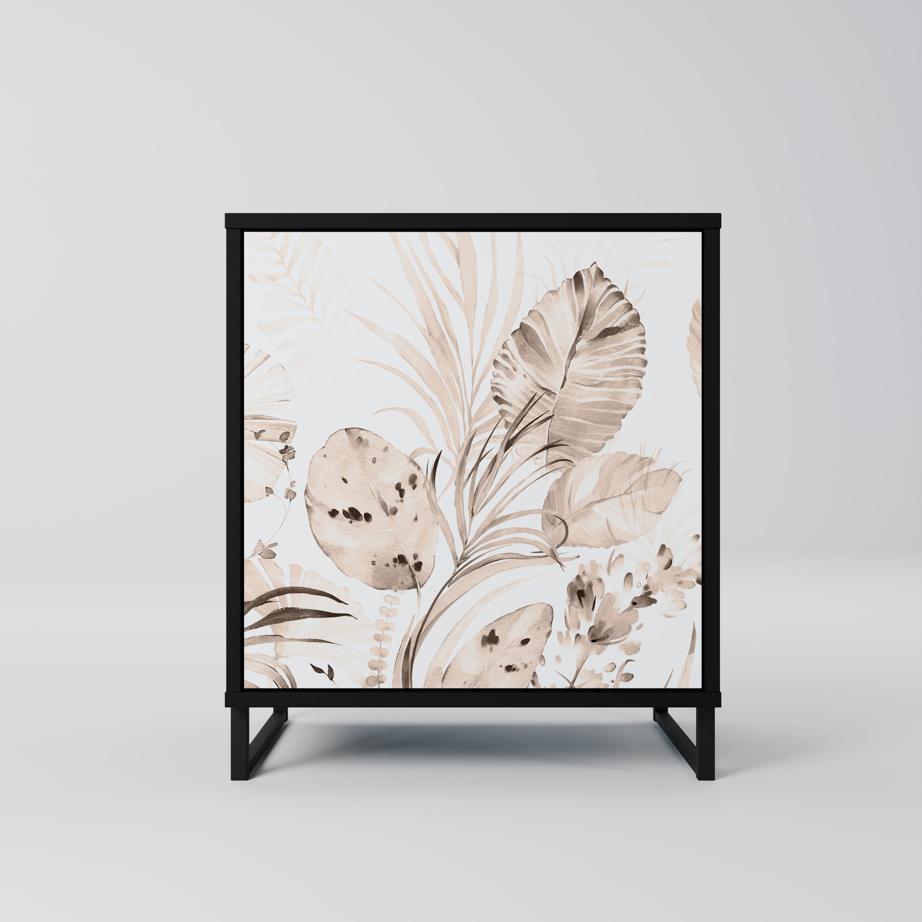 WILD TENDERNESS Sideboard mit 1 Tür in Schwarz