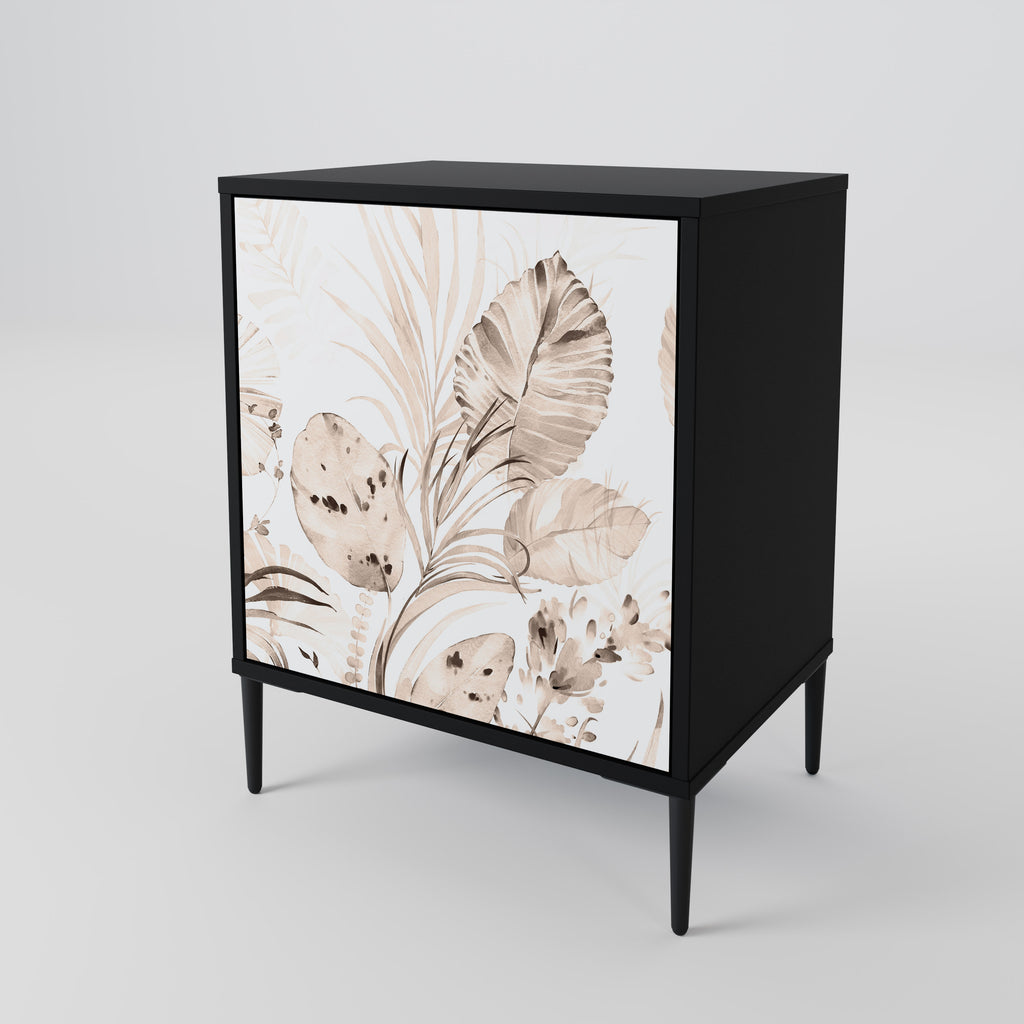 WILD TENDERNESS Sideboard mit 1 Tür in Schwarz