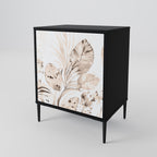 WILD TENDERNESS Sideboard mit 1 Tür in Schwarz