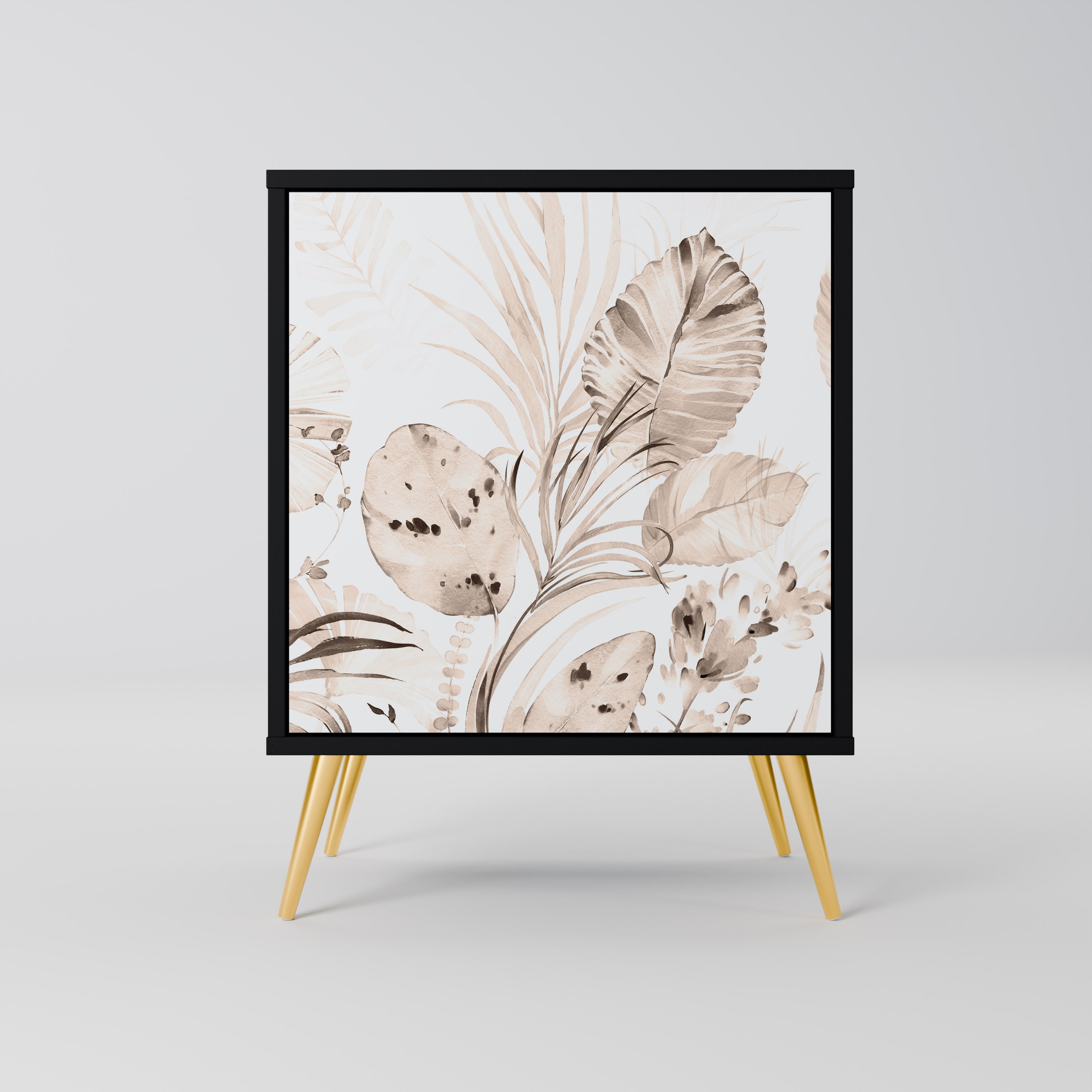 WILD TENDERNESS Sideboard mit 1 Tür in Schwarz