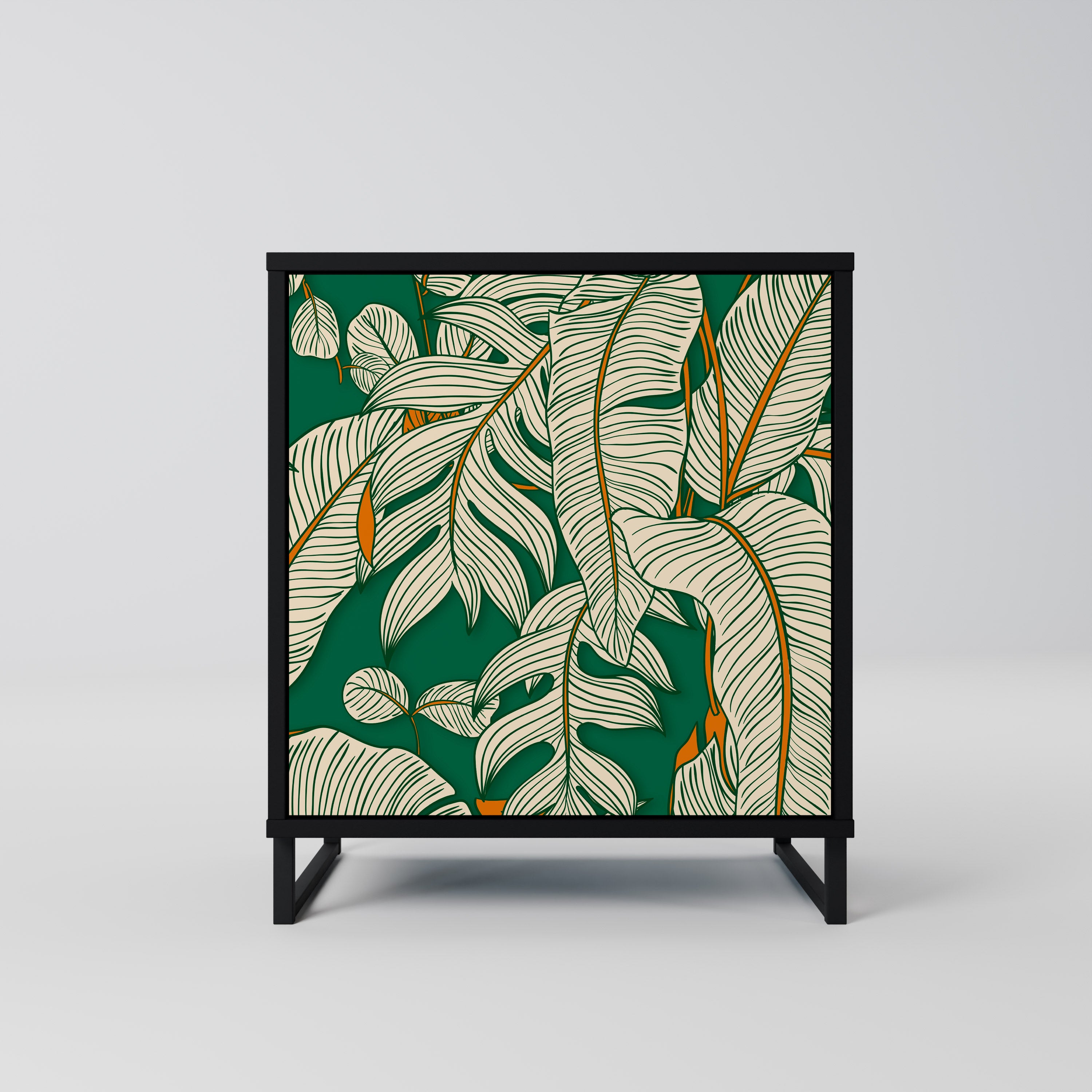 VERDANT PLEASURES Sideboard mit 1 Tür in Schwarz