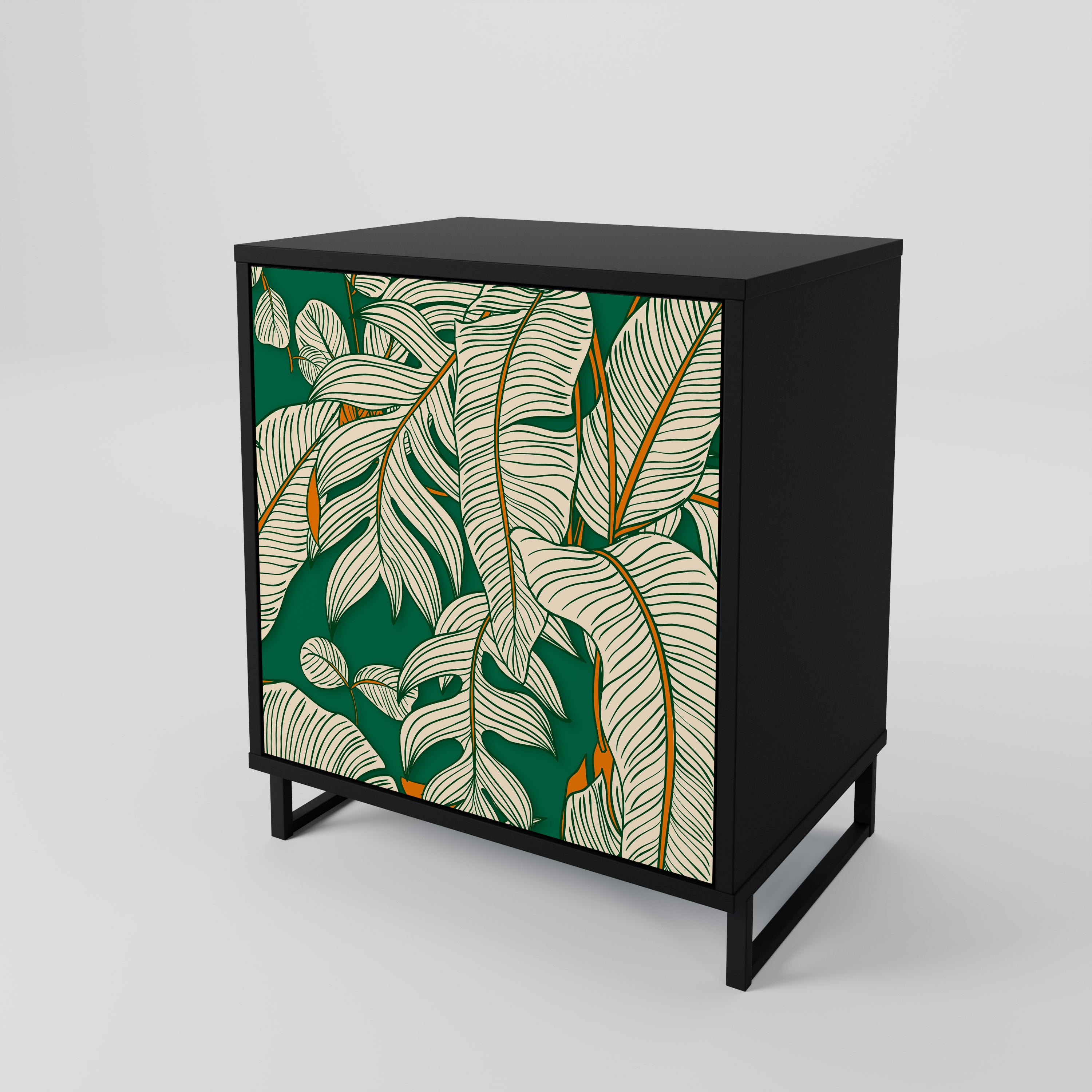 VERDANT PLEASURES Sideboard mit 1 Tür in Schwarz