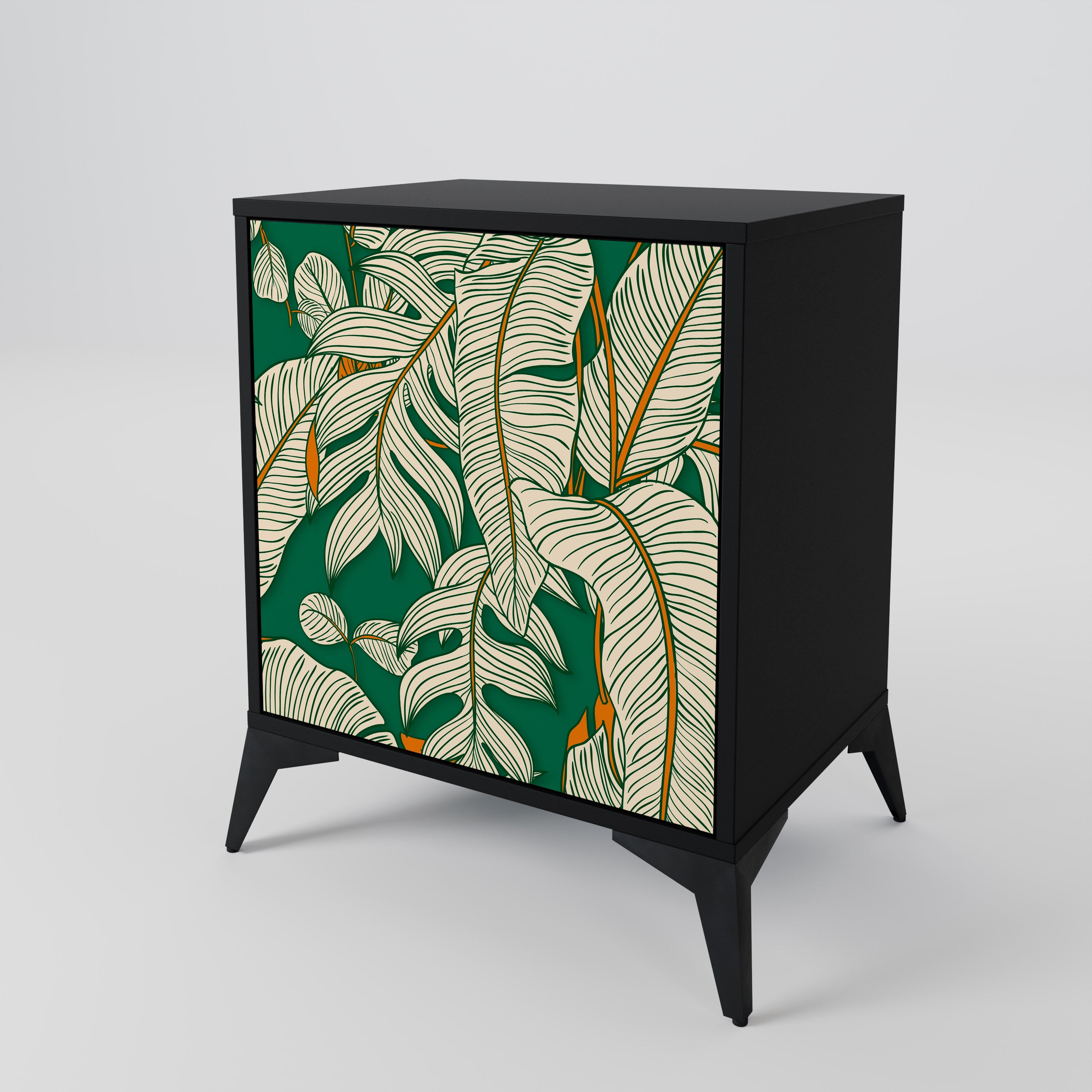VERDANT PLEASURES Sideboard mit 1 Tür in Schwarz