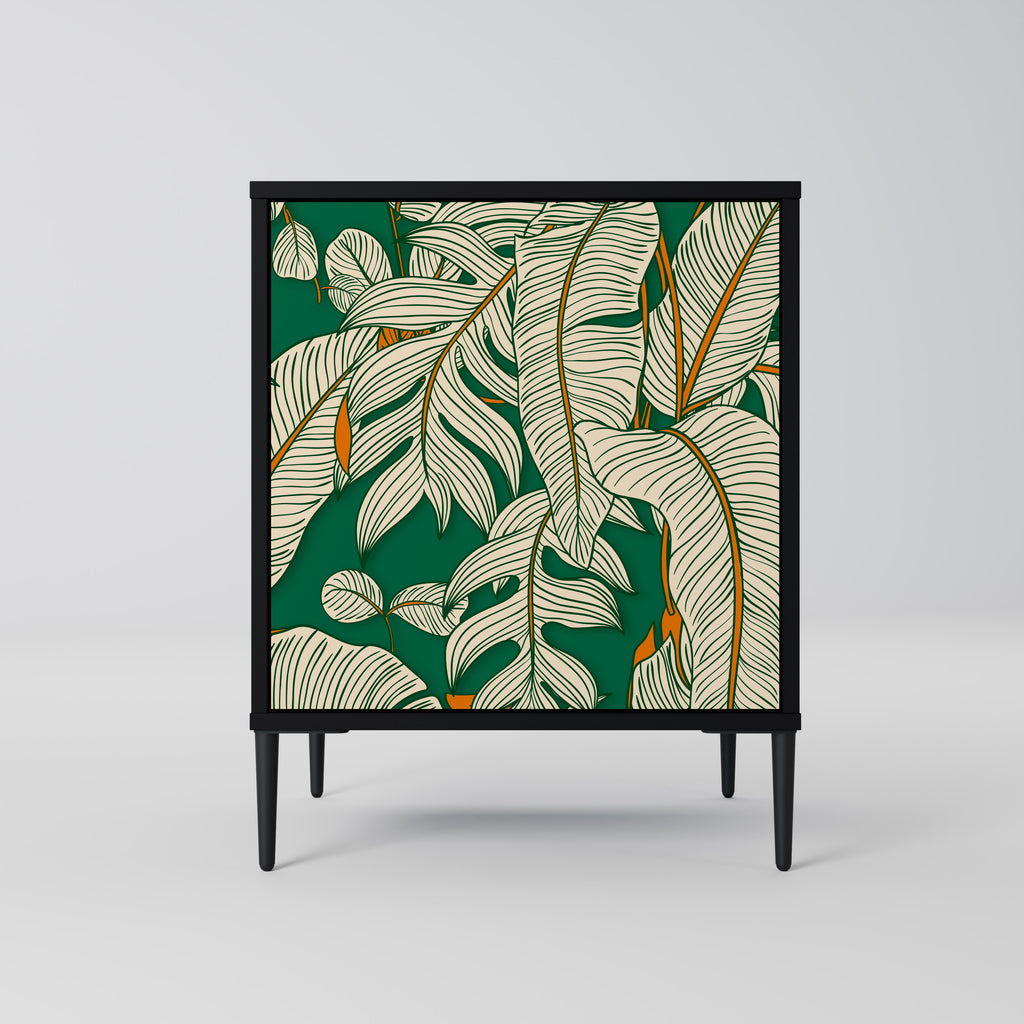 VERDANT PLEASURES Sideboard mit 1 Tür in Schwarz