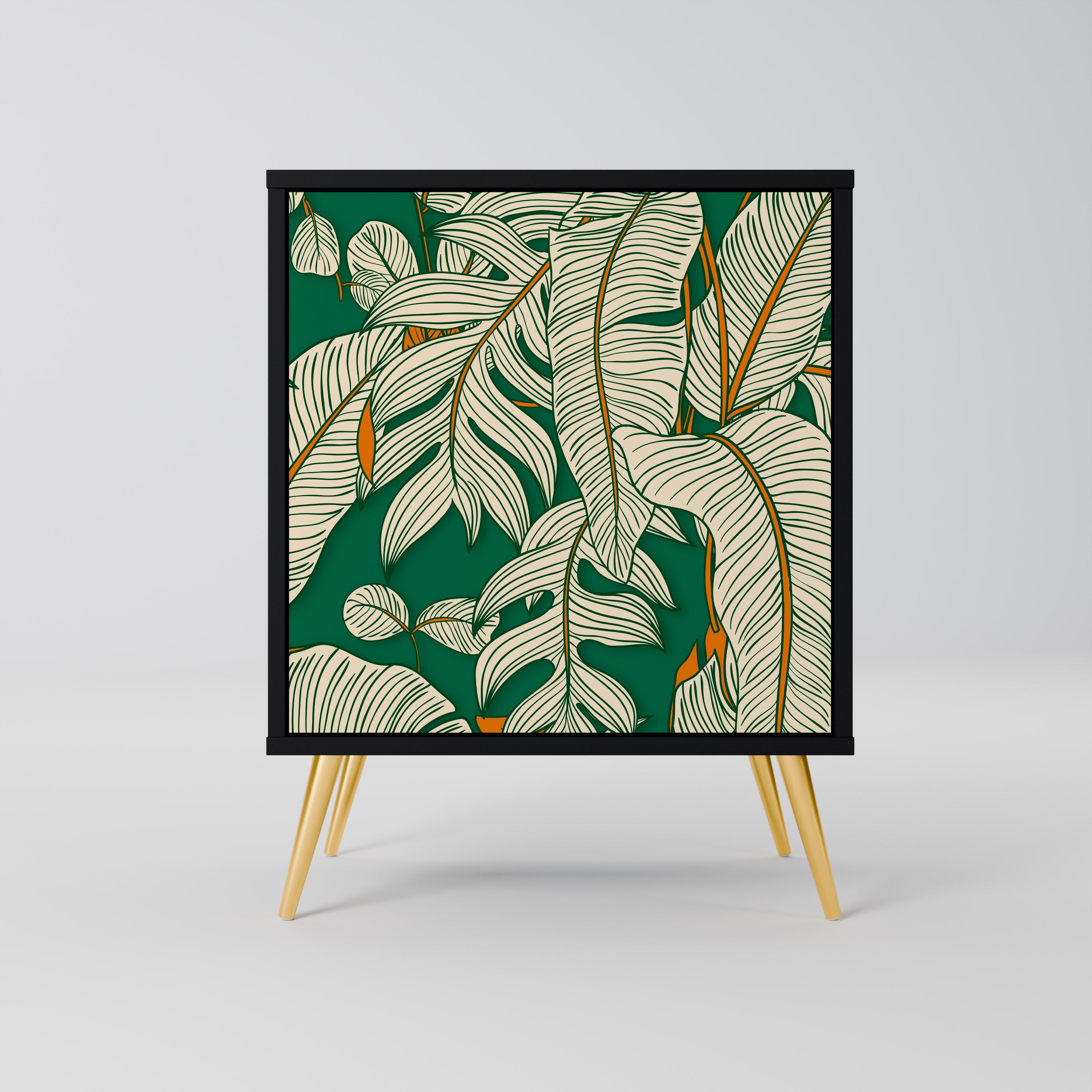 VERDANT PLEASURES Sideboard mit 1 Tür in Schwarz