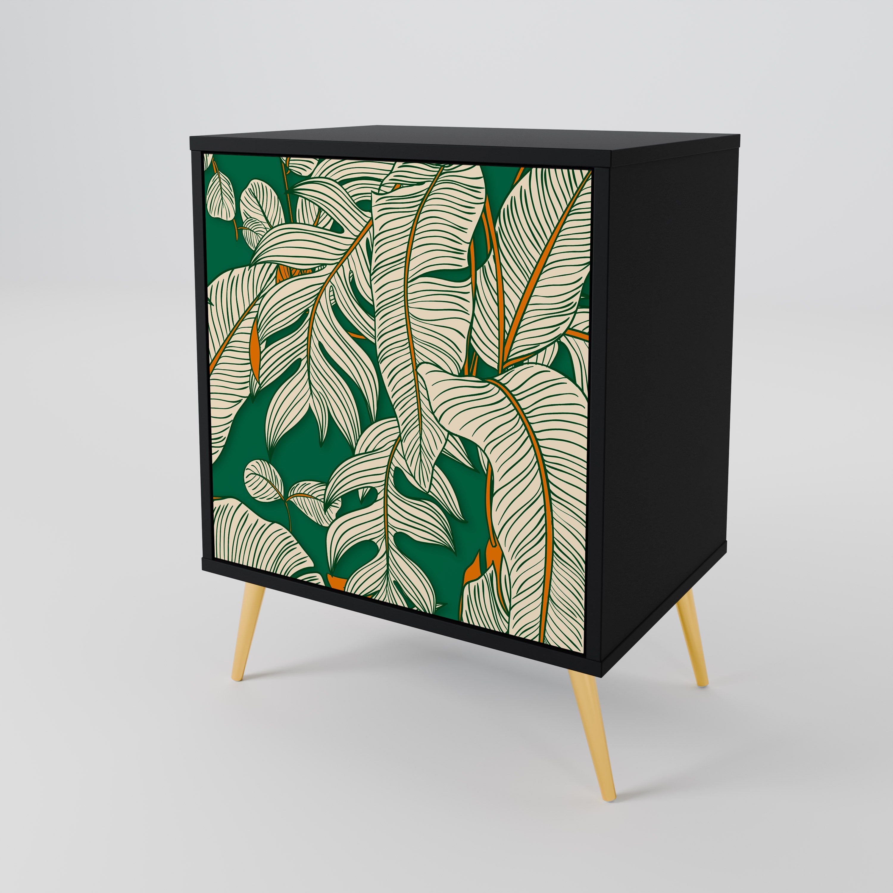 VERDANT PLEASURES Sideboard mit 1 Tür in Schwarz