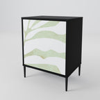 BOTANICAL SPARK Sideboard mit 1 Tür in Schwarz