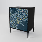 BLUE LEAVES Sideboard mit 1 Tür in Schwarz