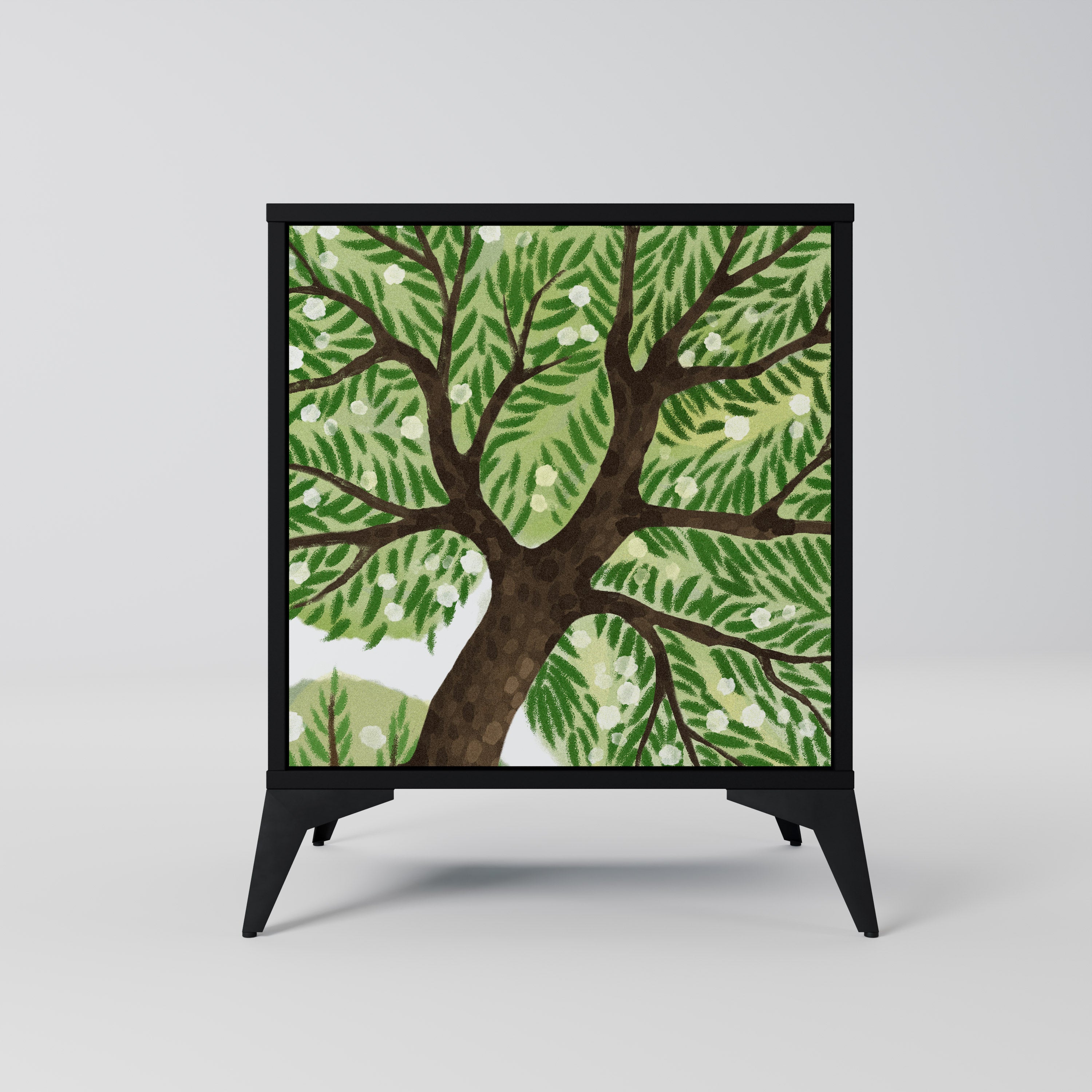 WILDERNESS DASH Sideboard mit 1 Tür in Schwarz