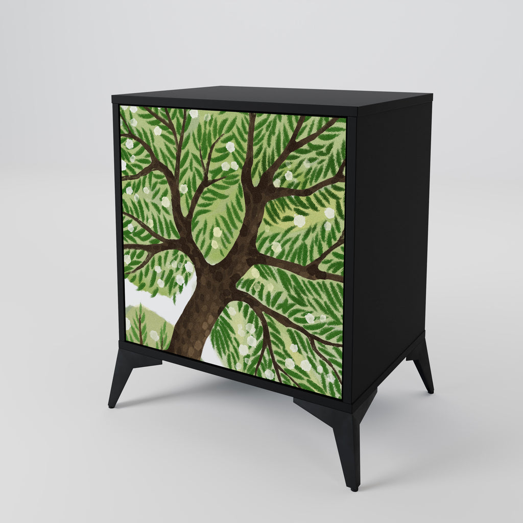 WILDERNESS DASH Sideboard mit 1 Tür in Schwarz